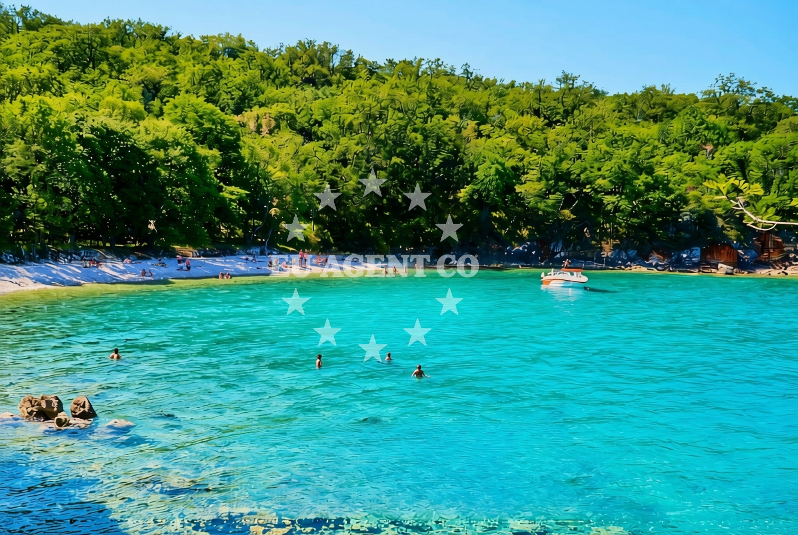 Shoreline and swimming area at Brzac (Krk): beaches and coves (8) in Brzac (Krk)