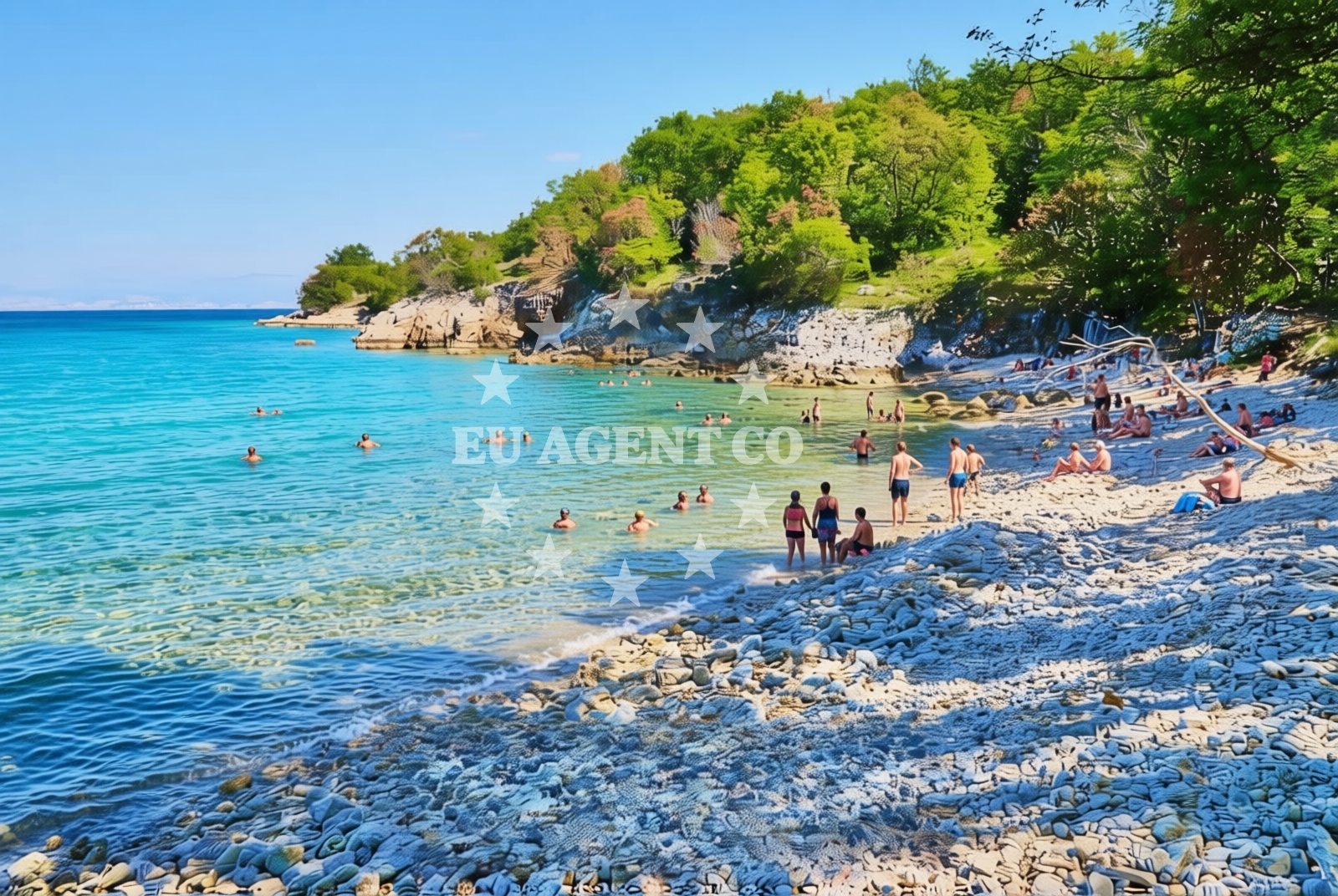 Beach facilities and surroundings at Brzac (Krk): beaches and coves (8) in Brzac (Krk)