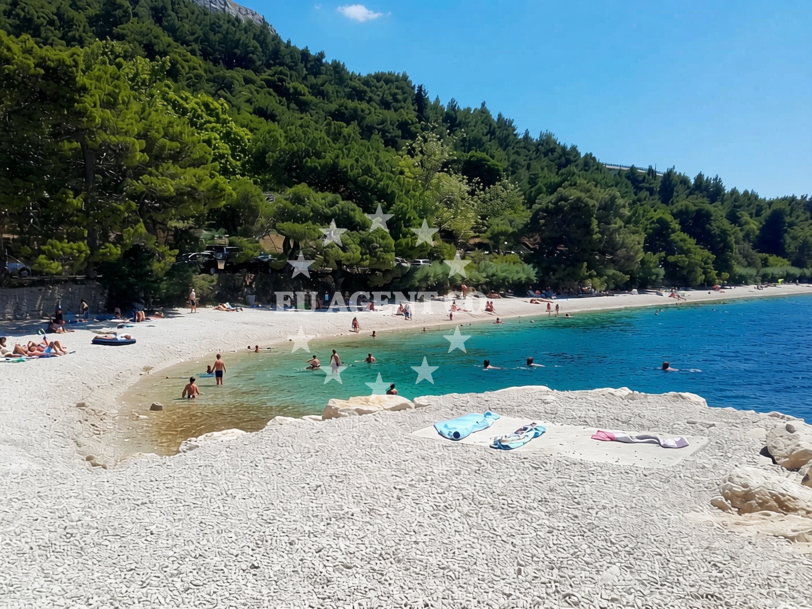 Additional view of Brzet beach in 2 Brzet, Omiš