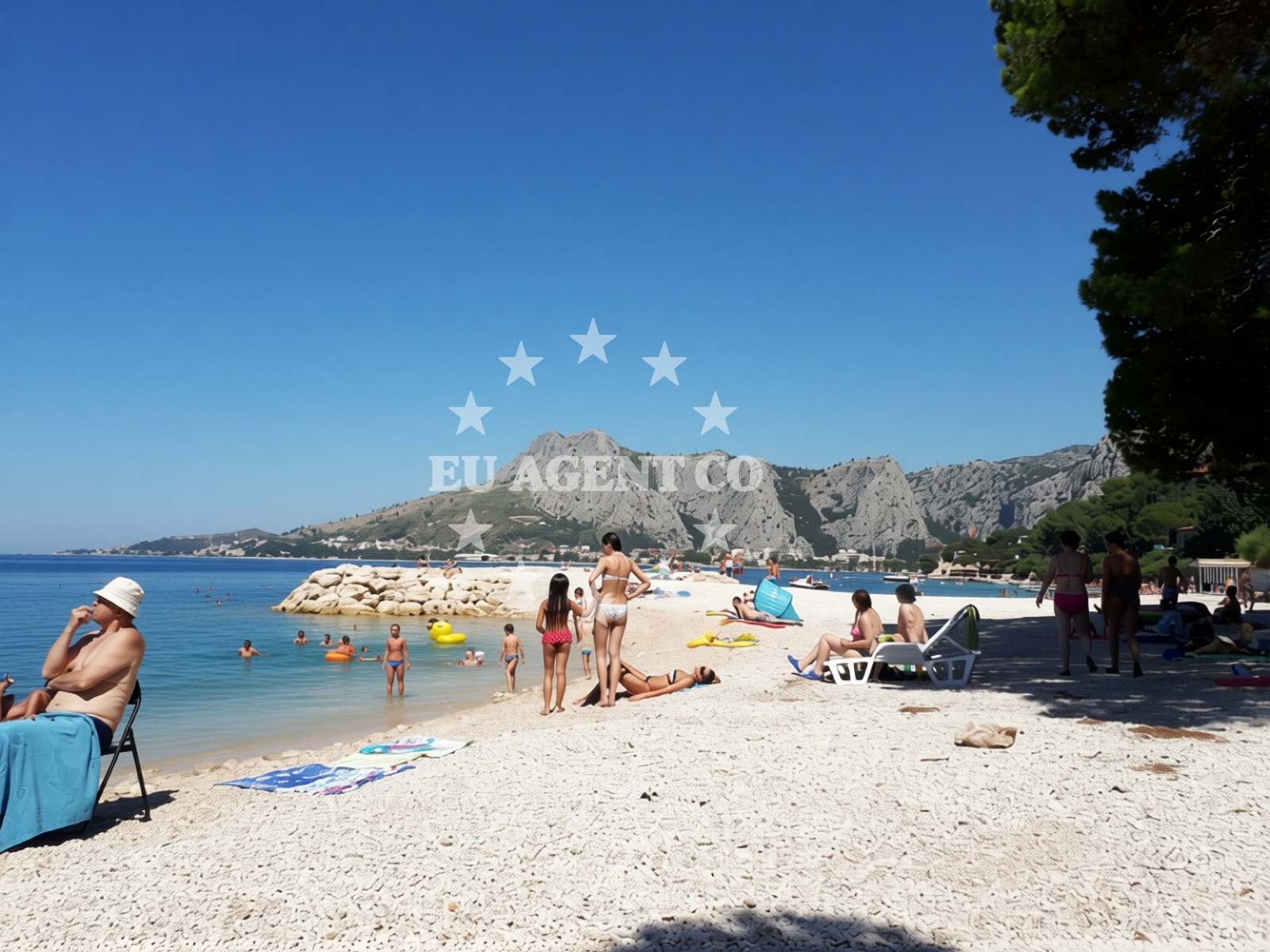 Additional view of Brzet beach in 2 Brzet, Omiš