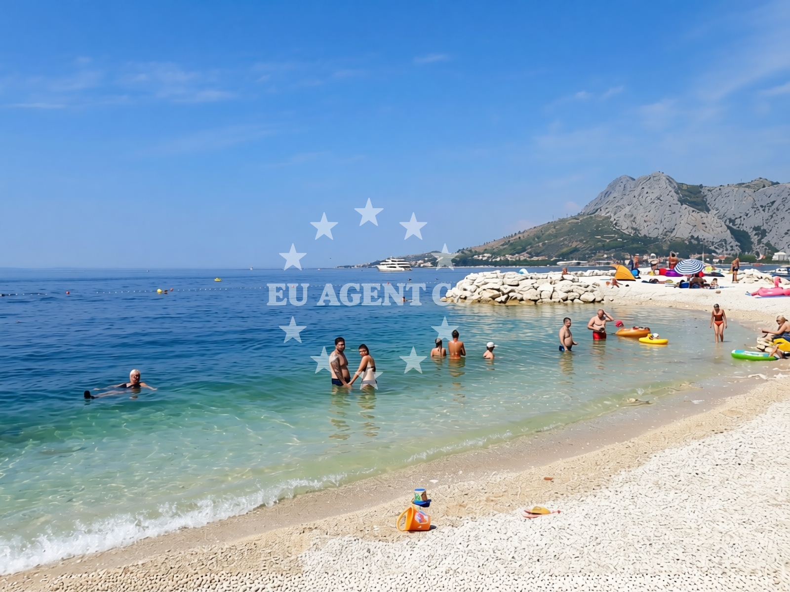 Additional view of Brzet beach in 2 Brzet, Omiš