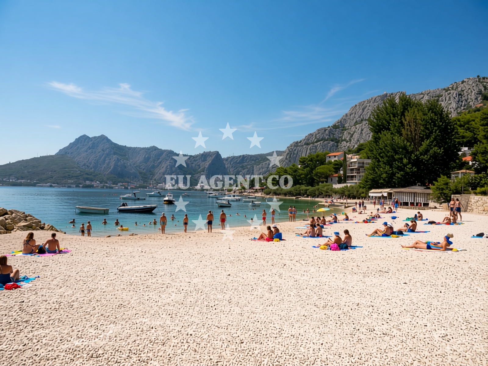 Additional view of Brzet beach in 2 Brzet, Omiš