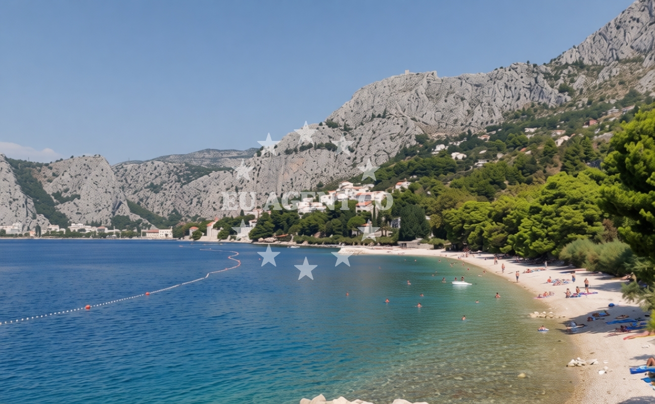 Additional view of Brzet beach in 2 Brzet, Omiš
