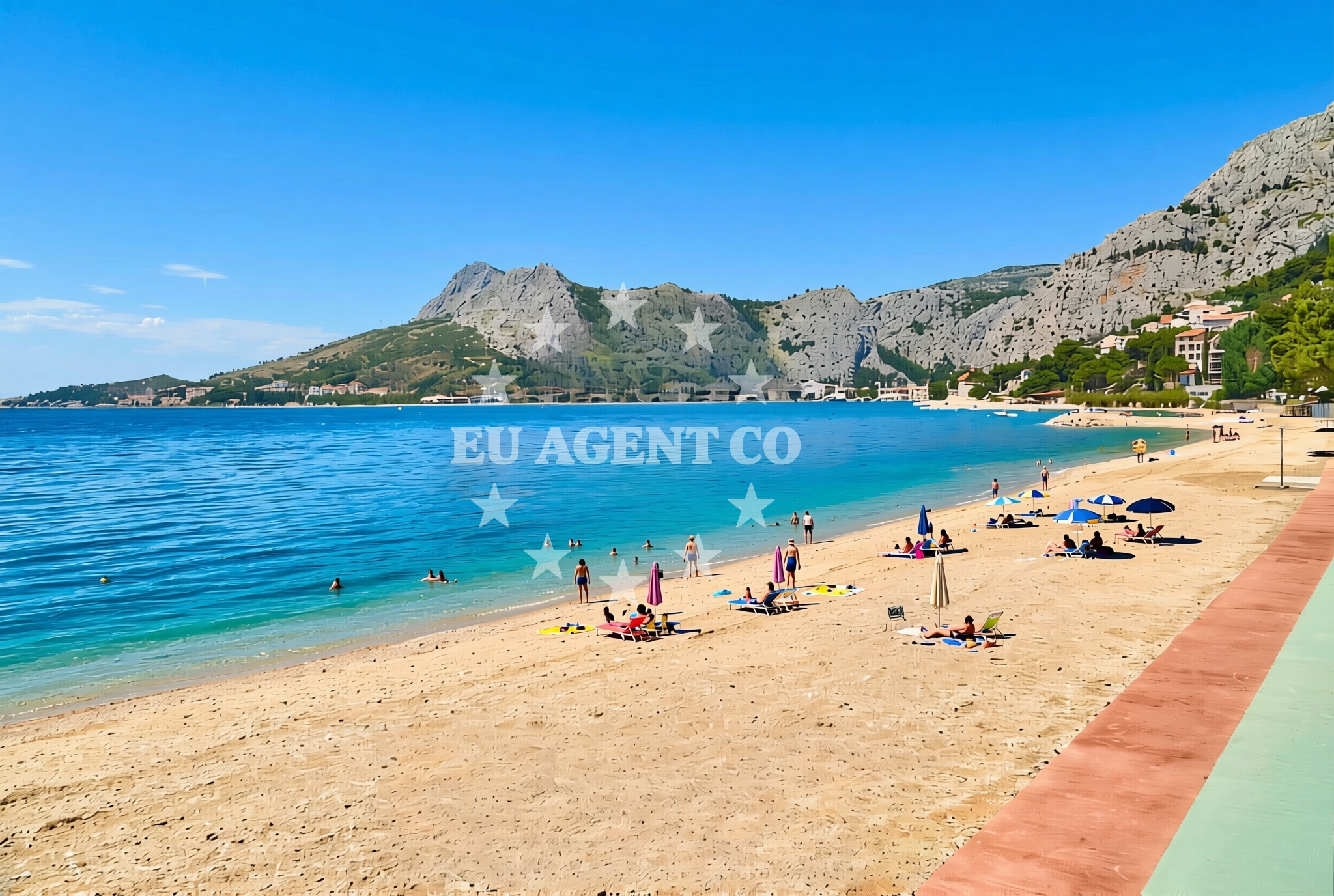 Additional view of Brzet beach in 2 Brzet, Omiš