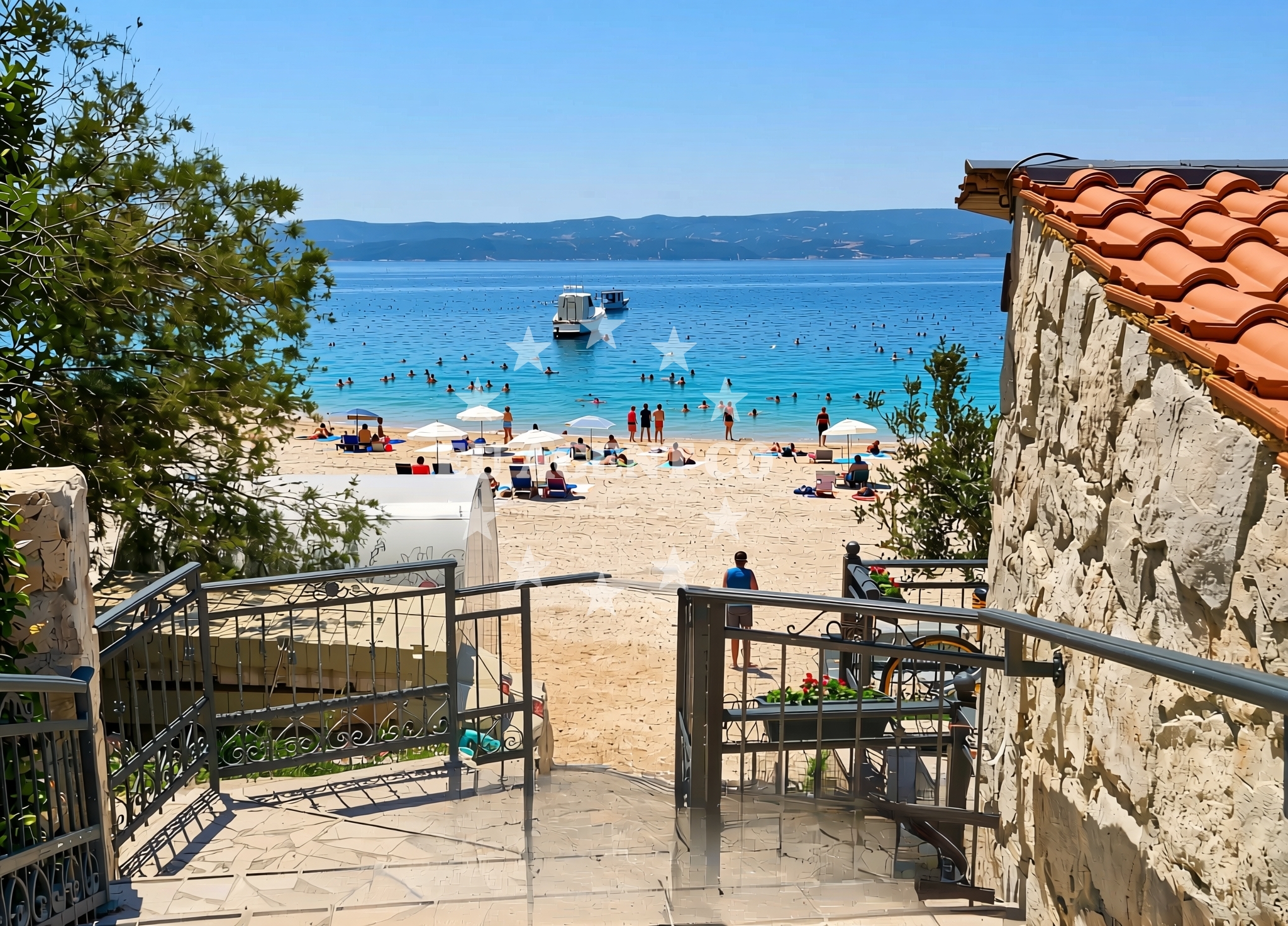 Additional view of Brzet beach in 2 Brzet, Omiš