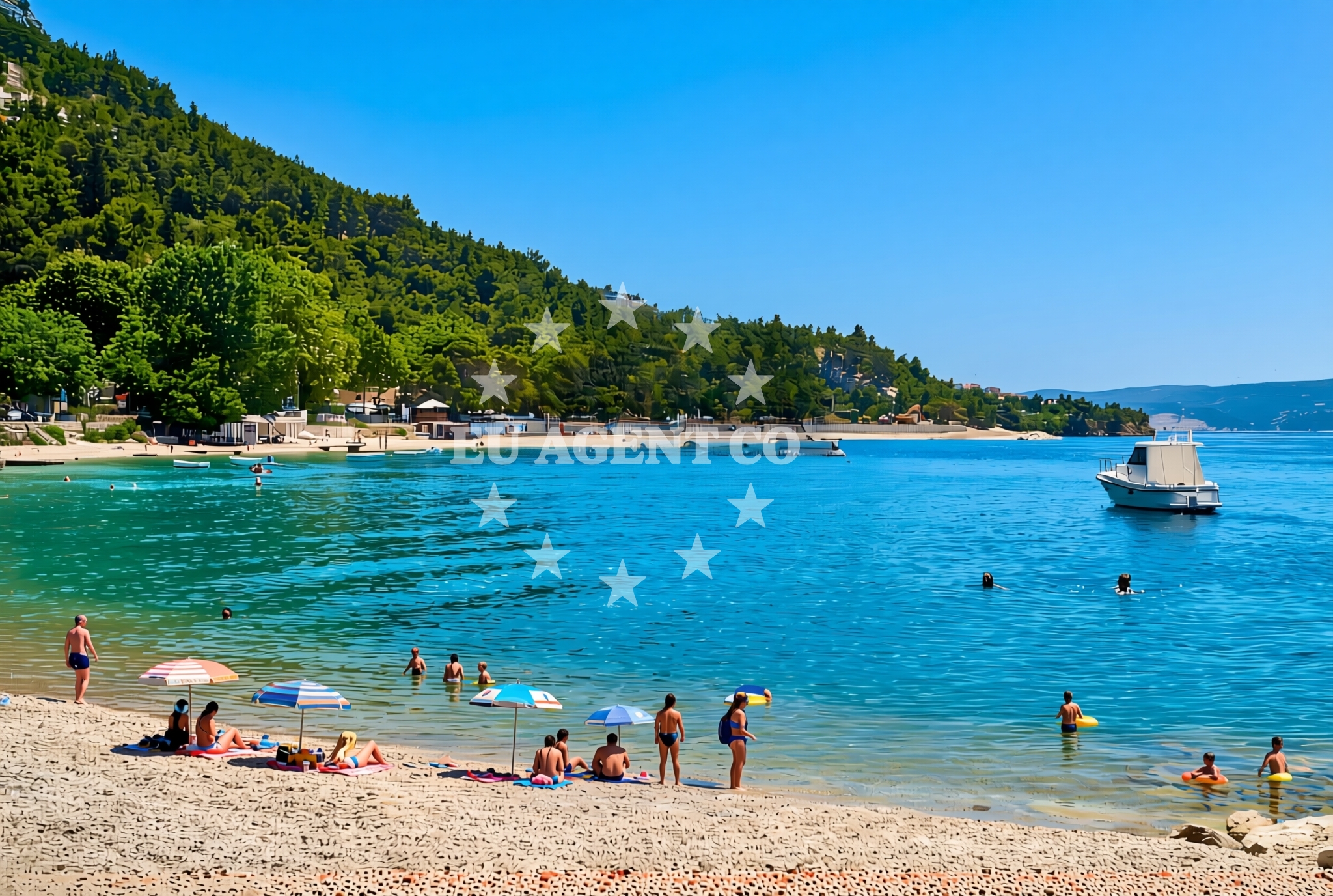Additional view of Brzet beach in 2 Brzet, Omiš