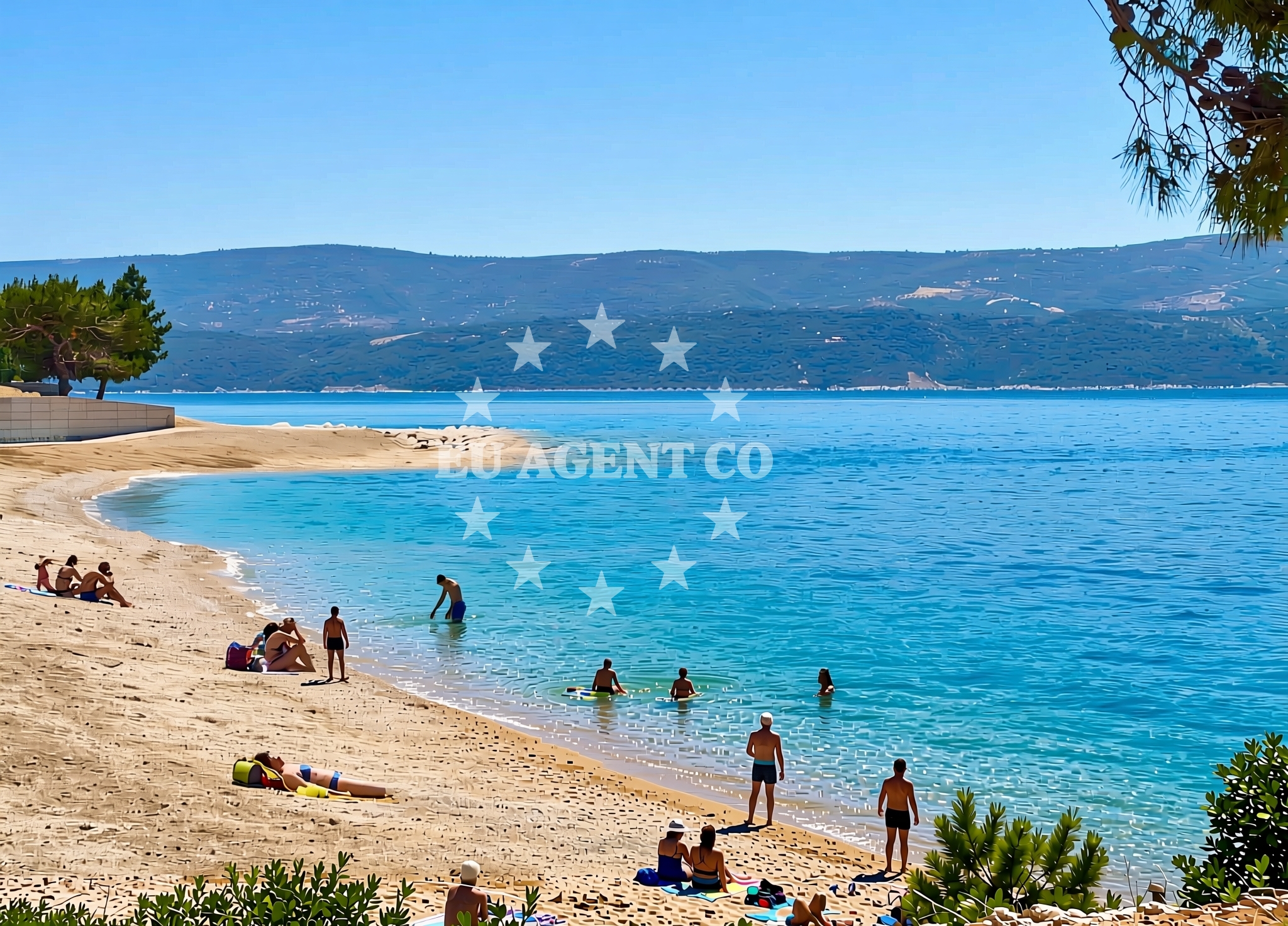Additional view of Brzet beach in 2 Brzet, Omiš