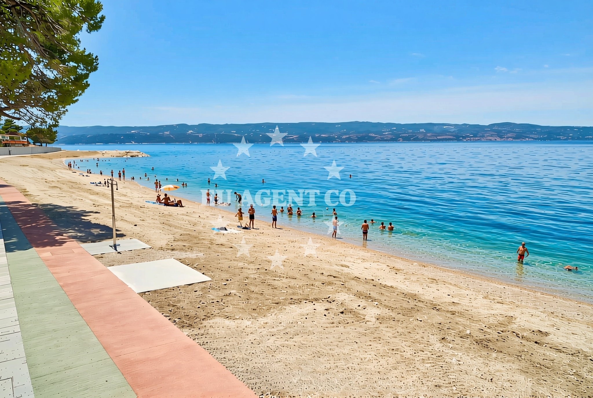 Additional view of Brzet beach in 2 Brzet, Omiš