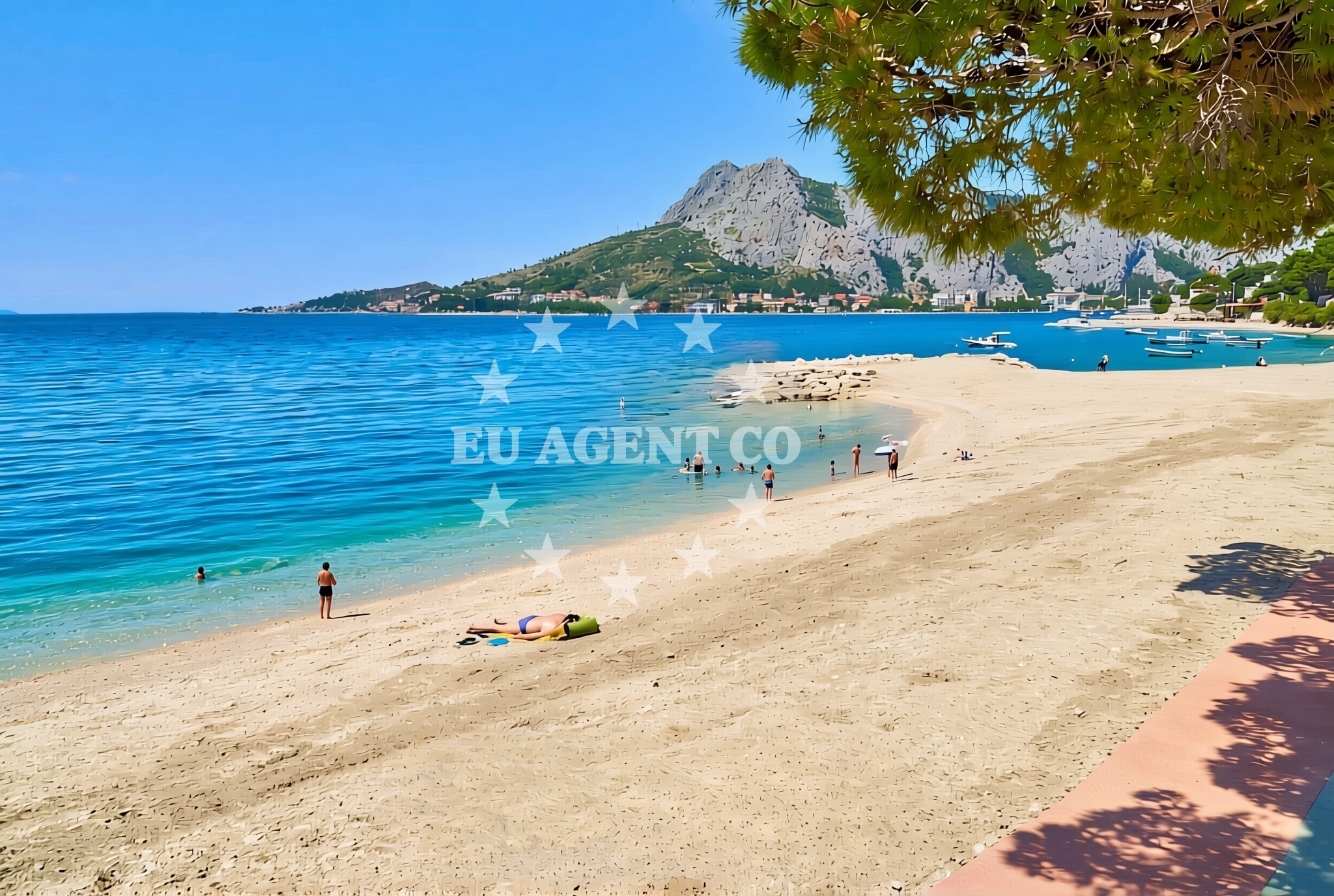 Additional view of Brzet beach in 2 Brzet, Omiš