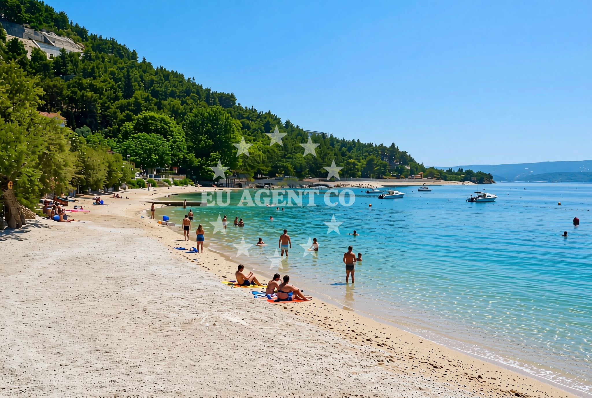 Additional view of Brzet beach in 2 Brzet, Omiš