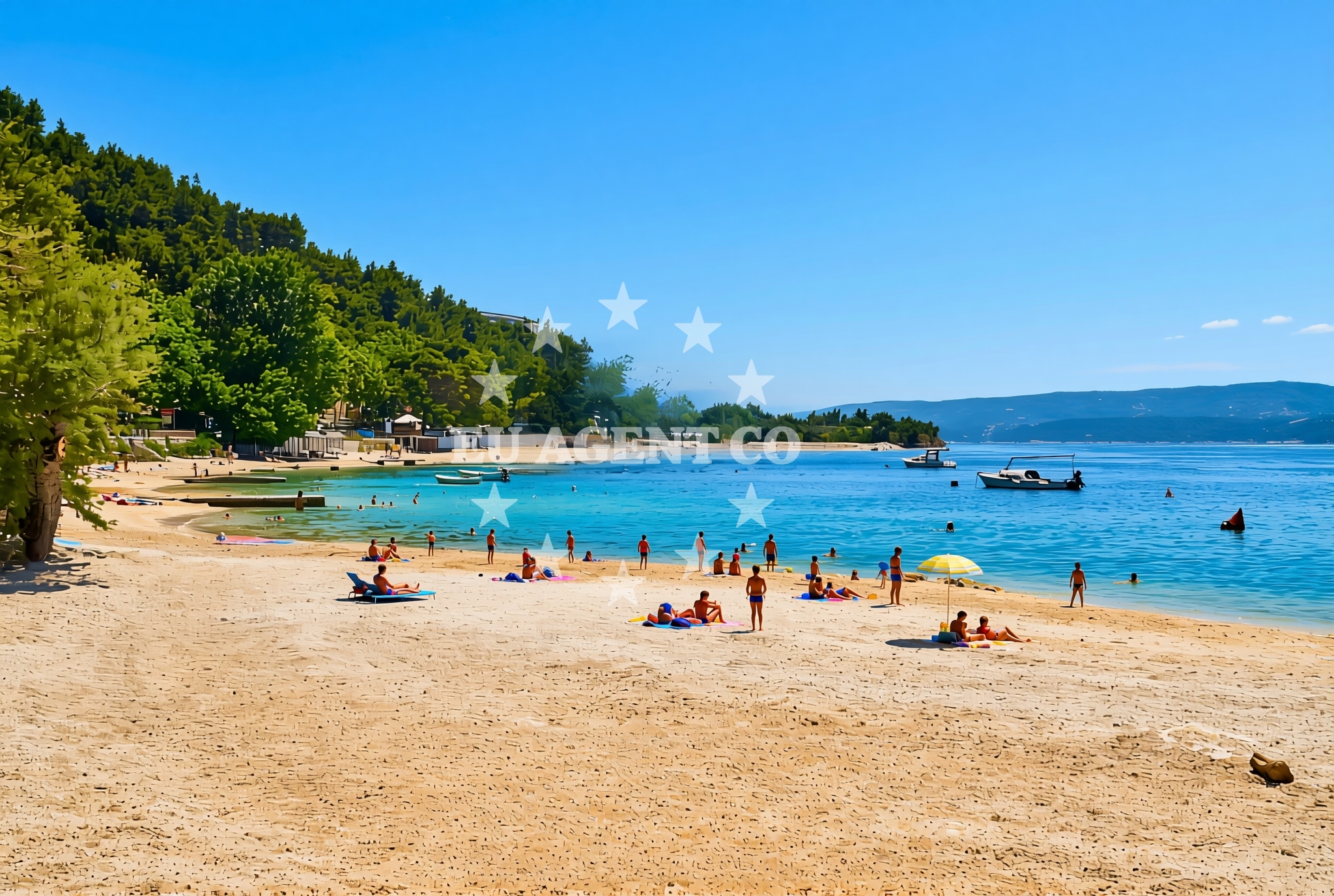 Additional view of Brzet beach in 2 Brzet, Omiš