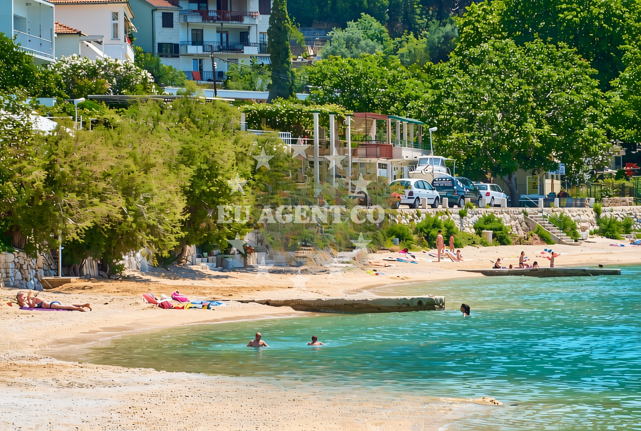 Additional view of Brzet beach in 2 Brzet, Omiš
