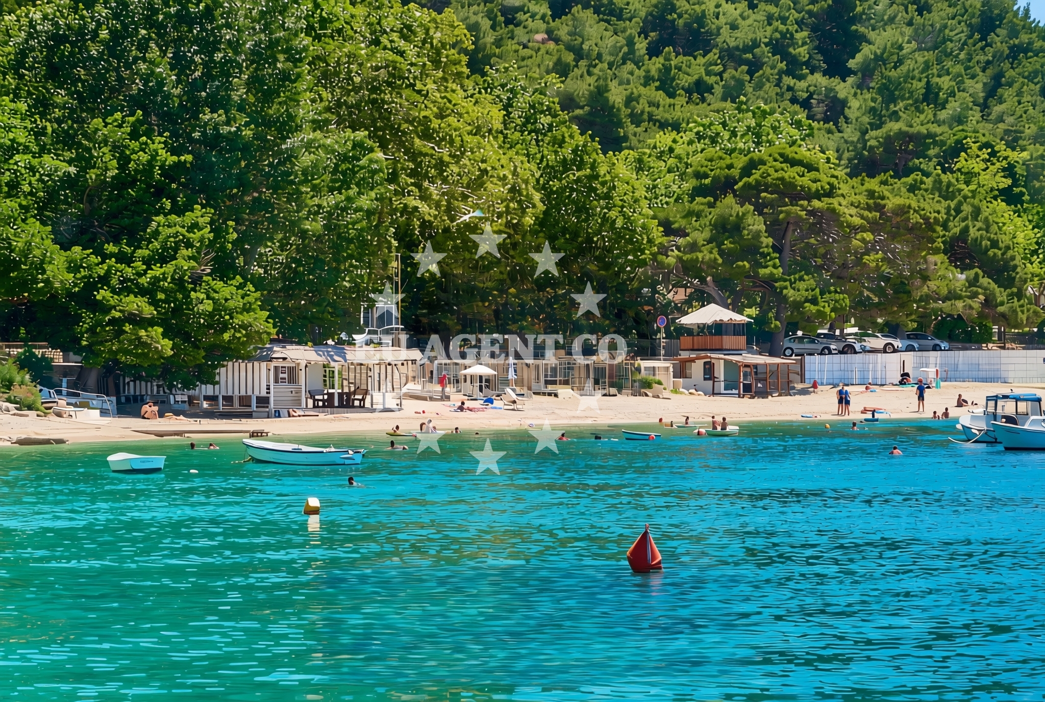 Additional view of Brzet beach in 2 Brzet, Omiš