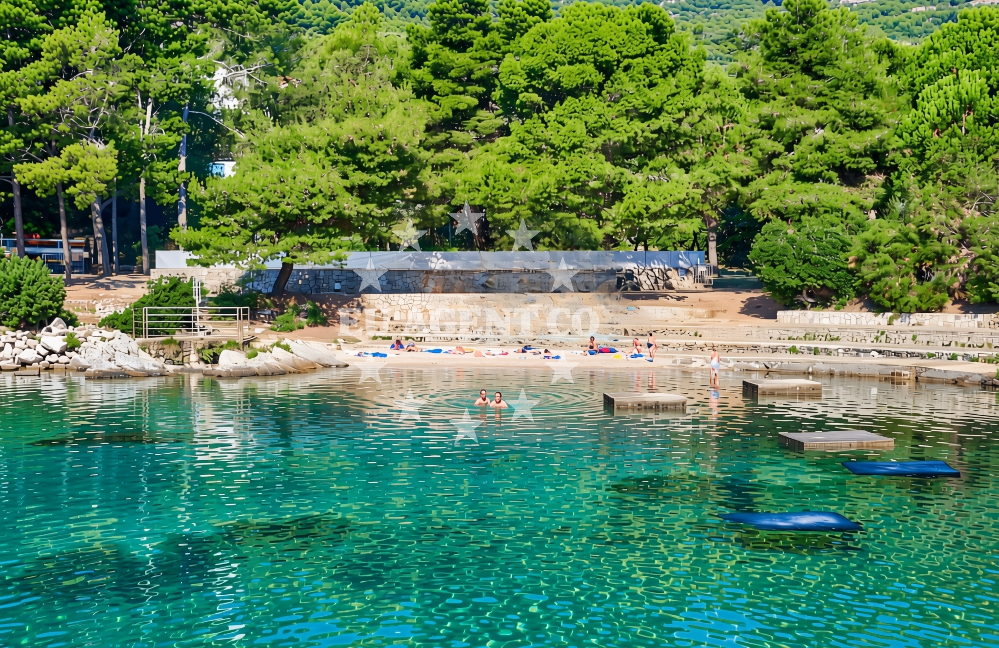 Additional view of Bučanje jug, Nerezine (Lošinj) Beach in Bučanje jug