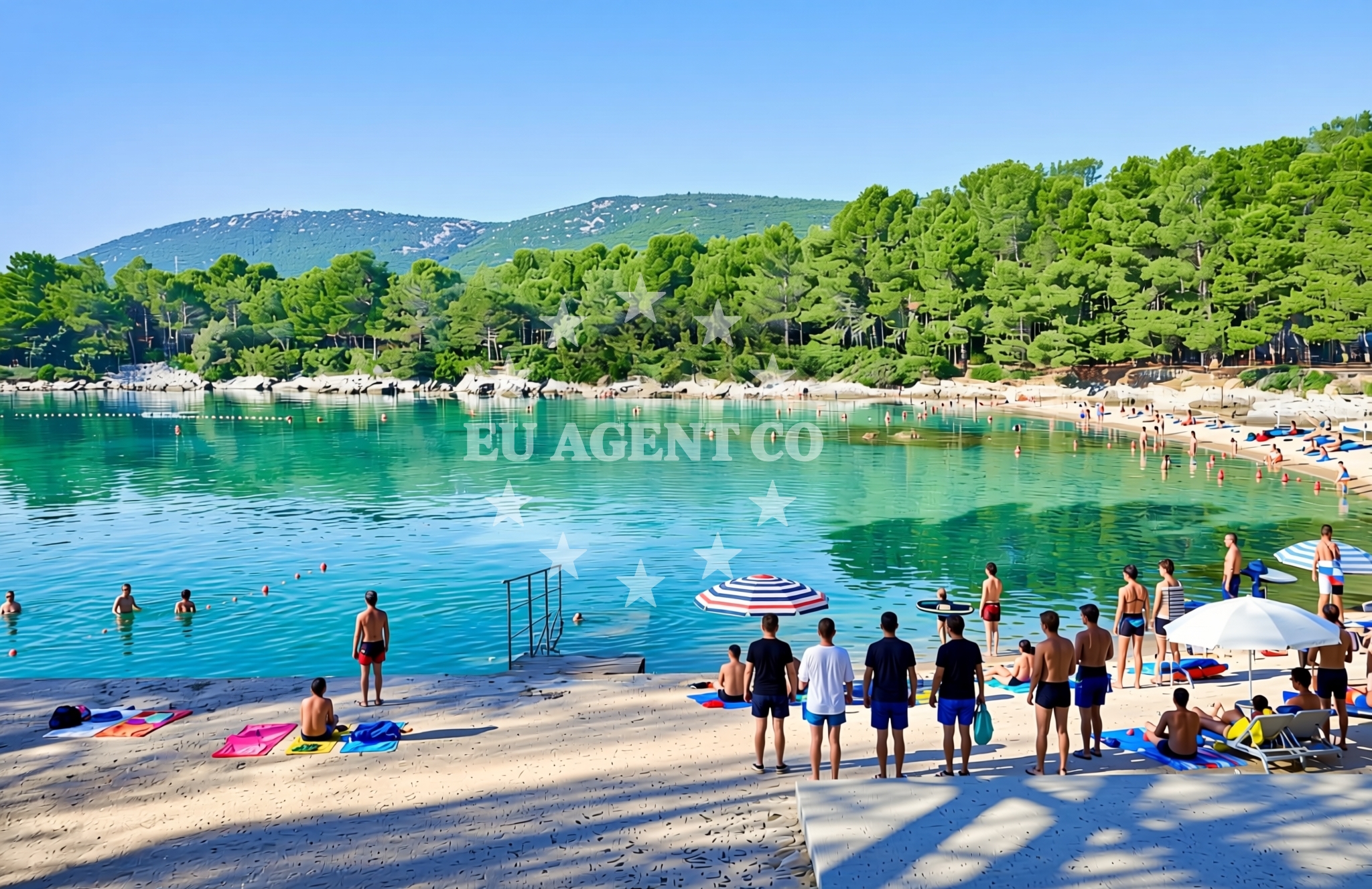 Additional view of Bučanje jug, Nerezine (Lošinj) Beach in Bučanje jug