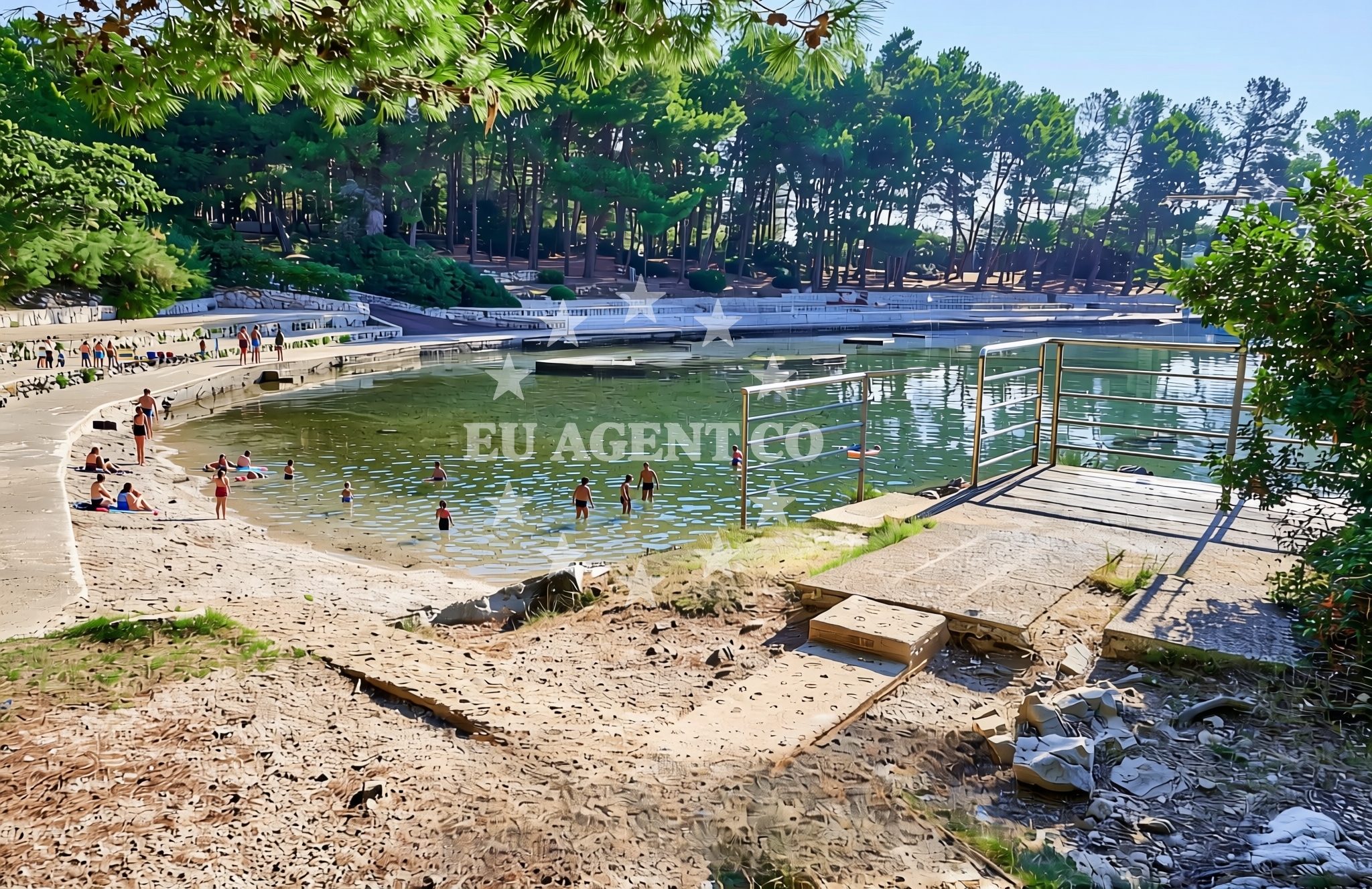 Additional view of Bučanje jug, Nerezine (Lošinj) Beach in Bučanje jug