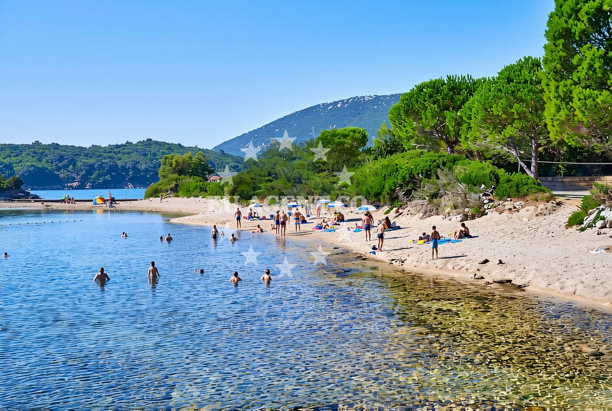 Additional view of Bučanje sjever, Nerezine (Lošinj) Beach in Bučanje sjever