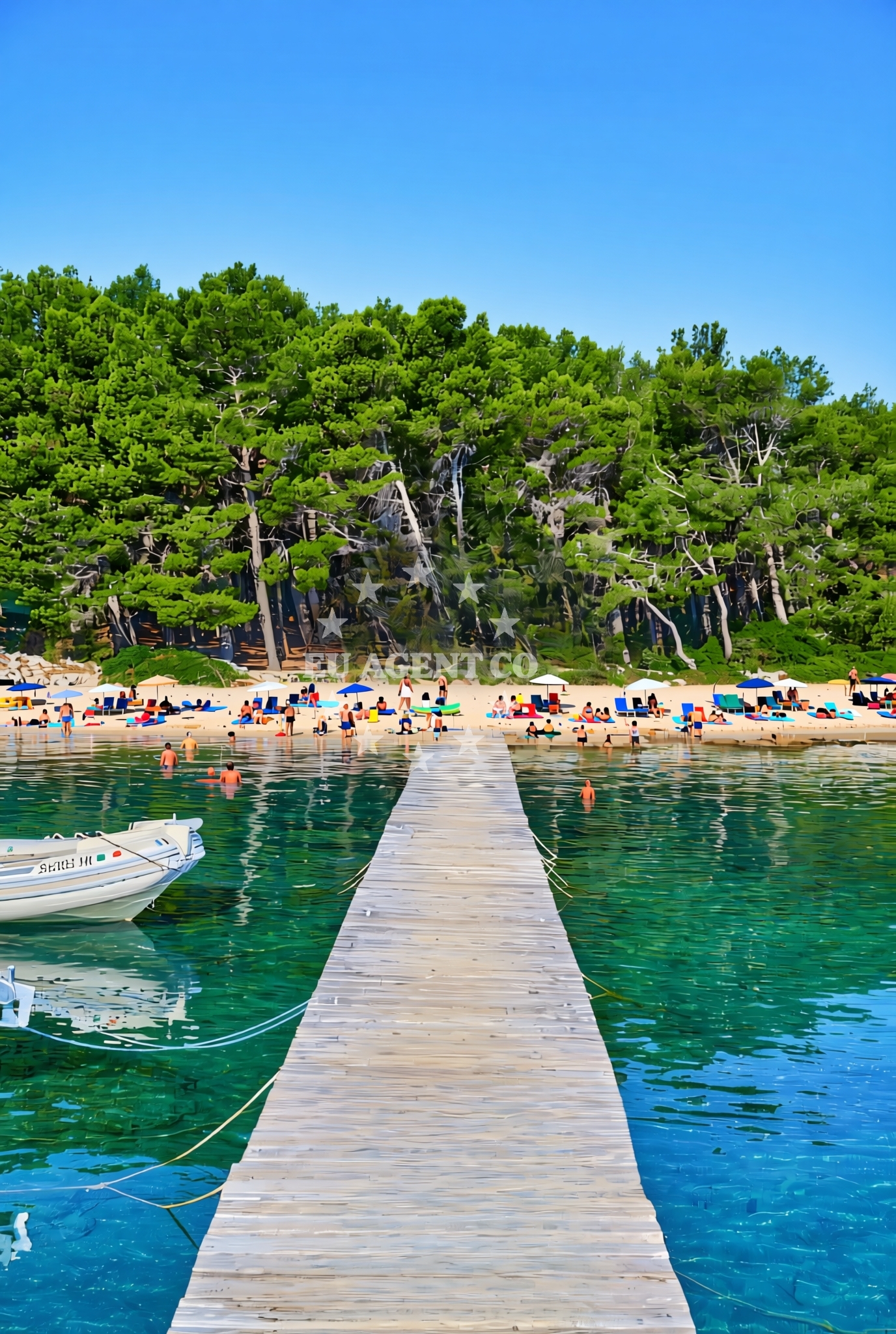 Additional view of Bučanje sjever, Nerezine (Lošinj) Beach in Bučanje sjever