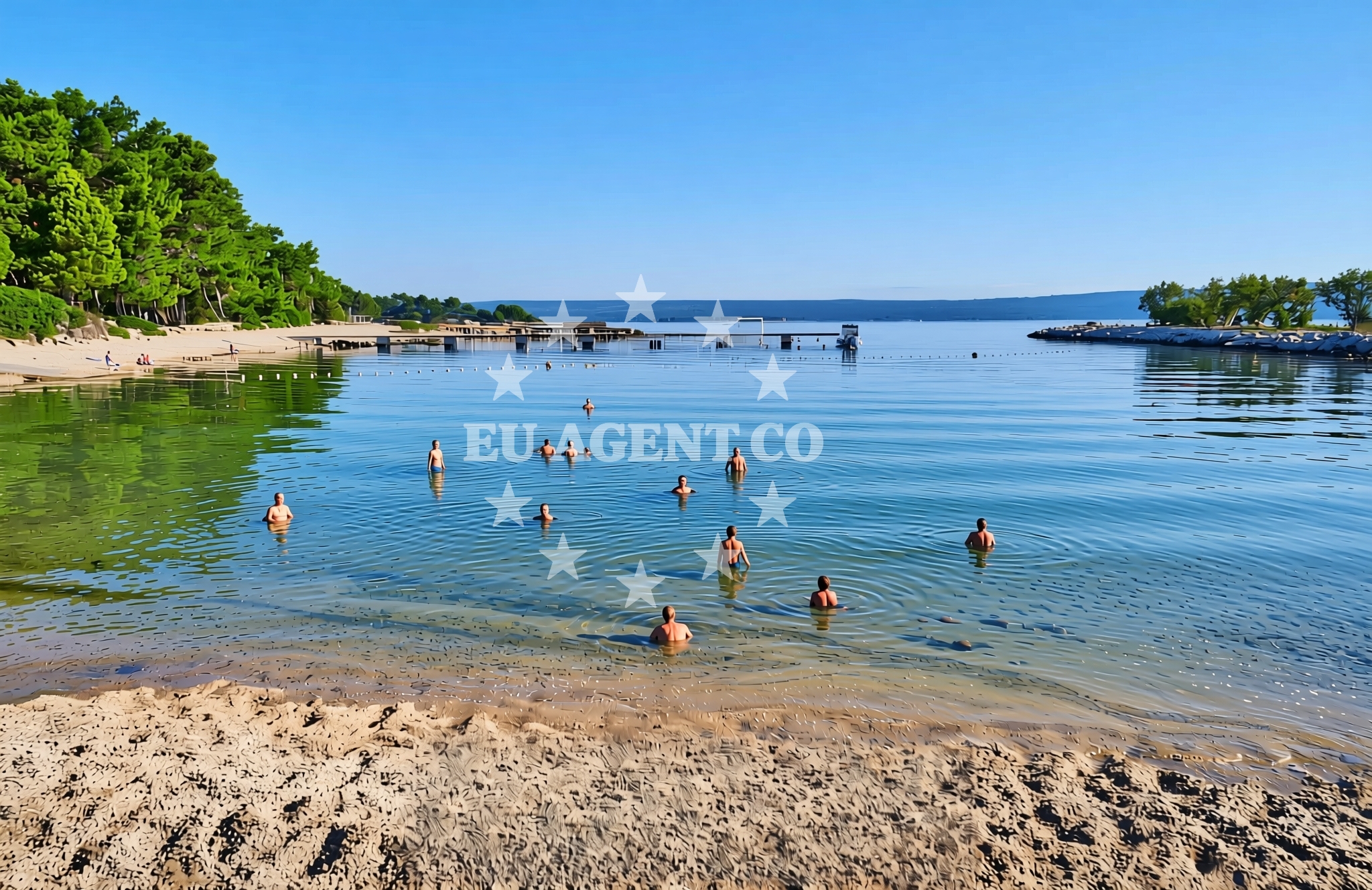 Additional view of Bučanje sjever, Nerezine (Lošinj) Beach in Bučanje sjever