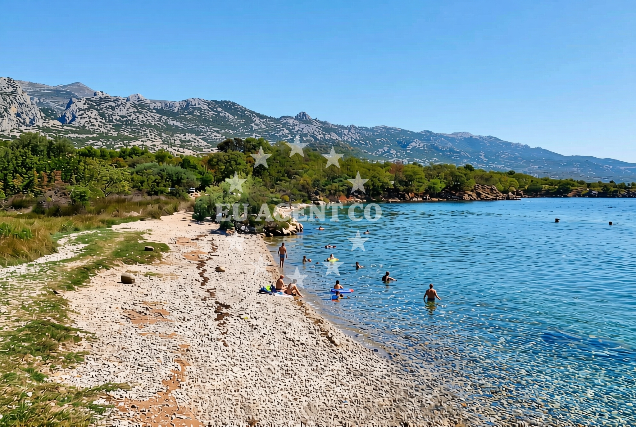 Overview of Bučići, Seline Beach in Bučići