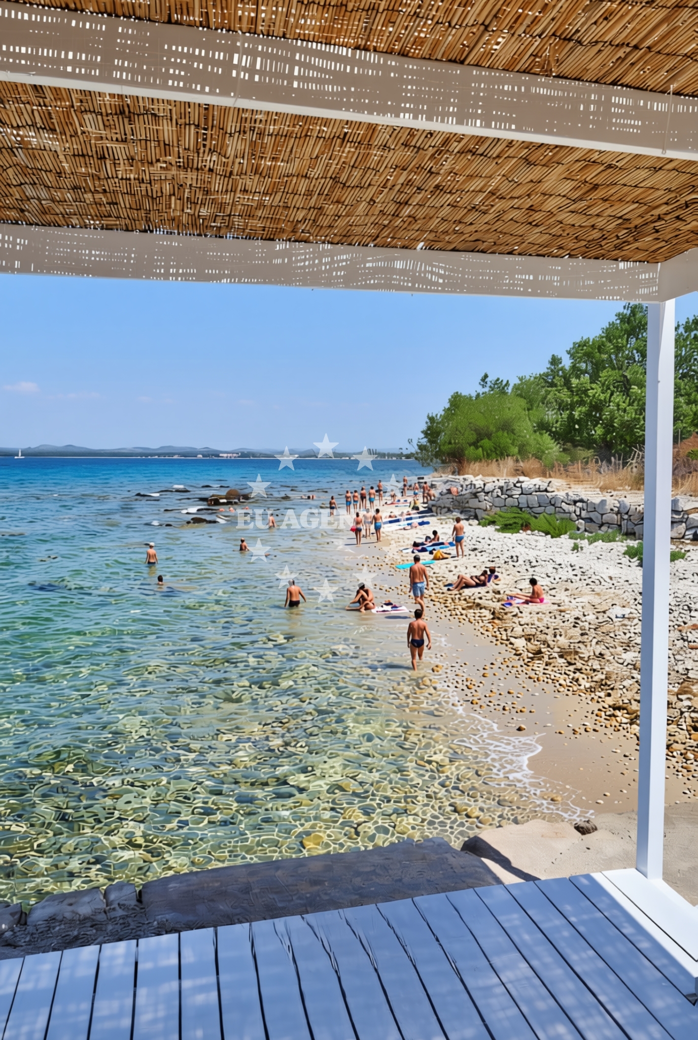 Additional view of Bučina (dog beach), Zlarin (Zlarin) Beach in Bučina (plaža za pse)