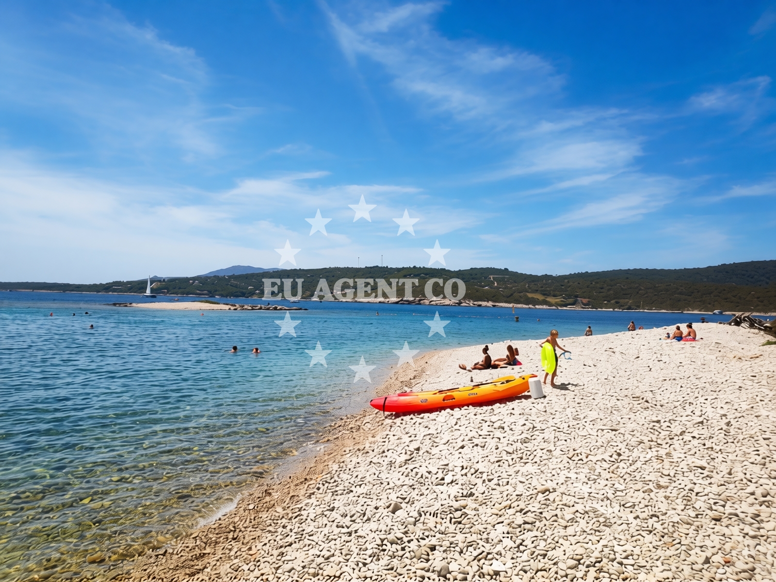 Additional view of Budihovac Beach in , Vis