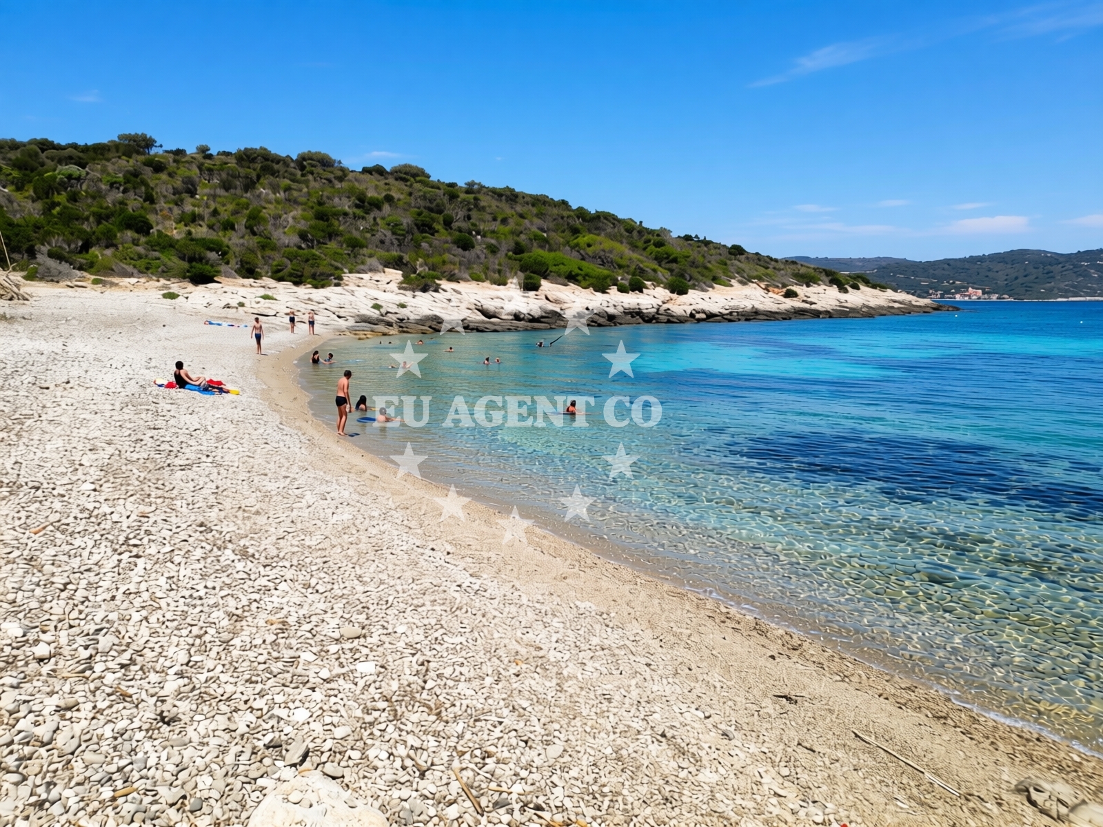 Additional view of Budihovac Beach in , Vis