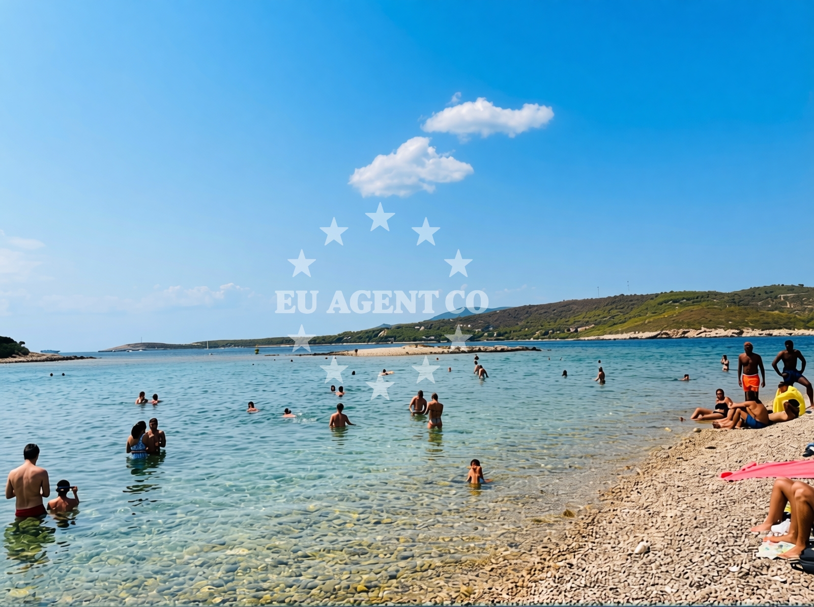 Additional view of Budihovac Beach in , Vis