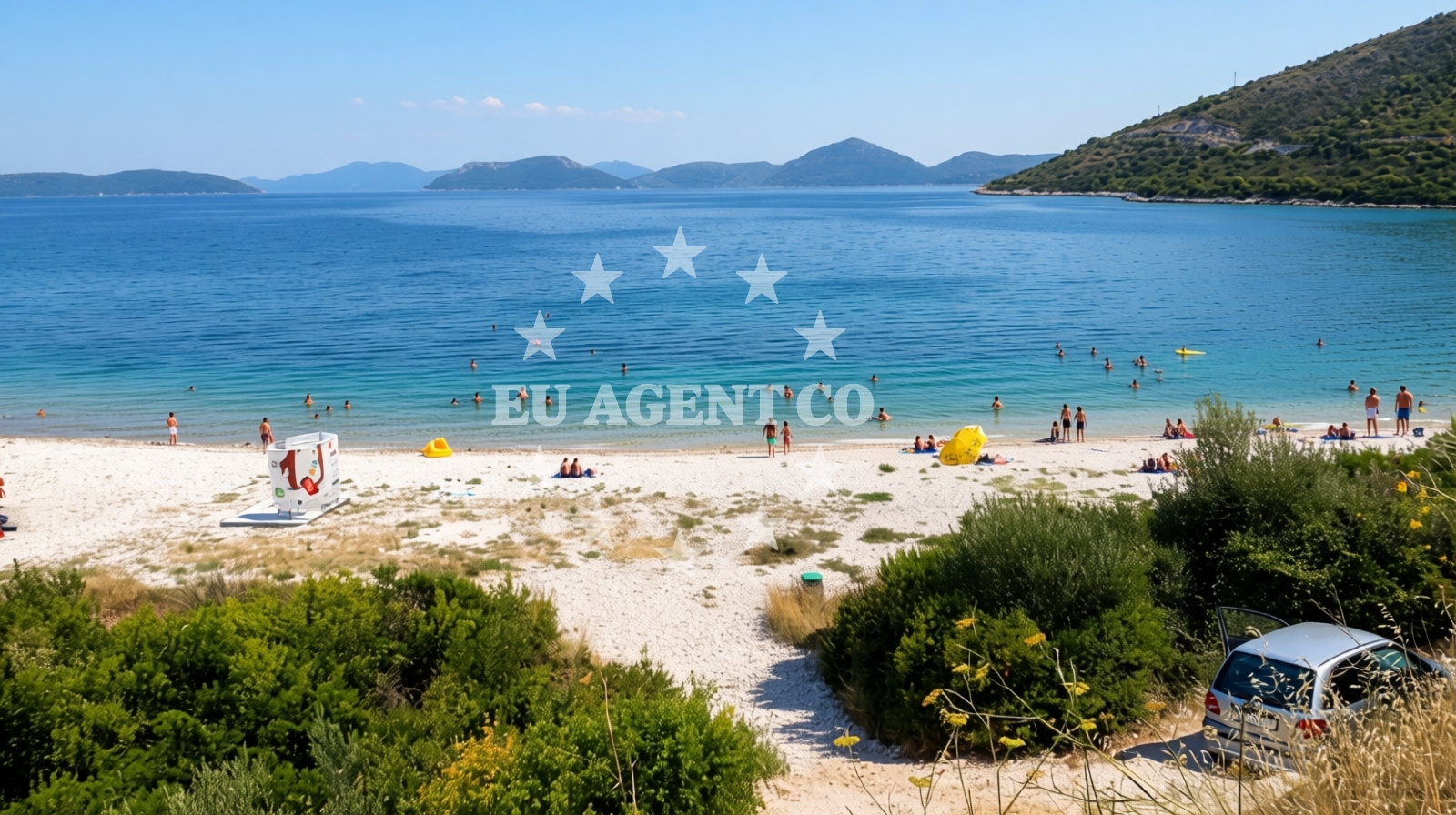 Additional view of Budima beach in Banići 47, Banići
