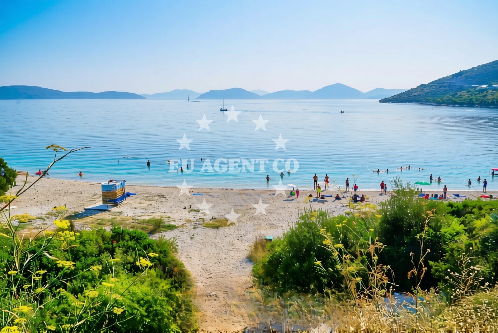 Additional view of Budima beach in Banići 47, Banići