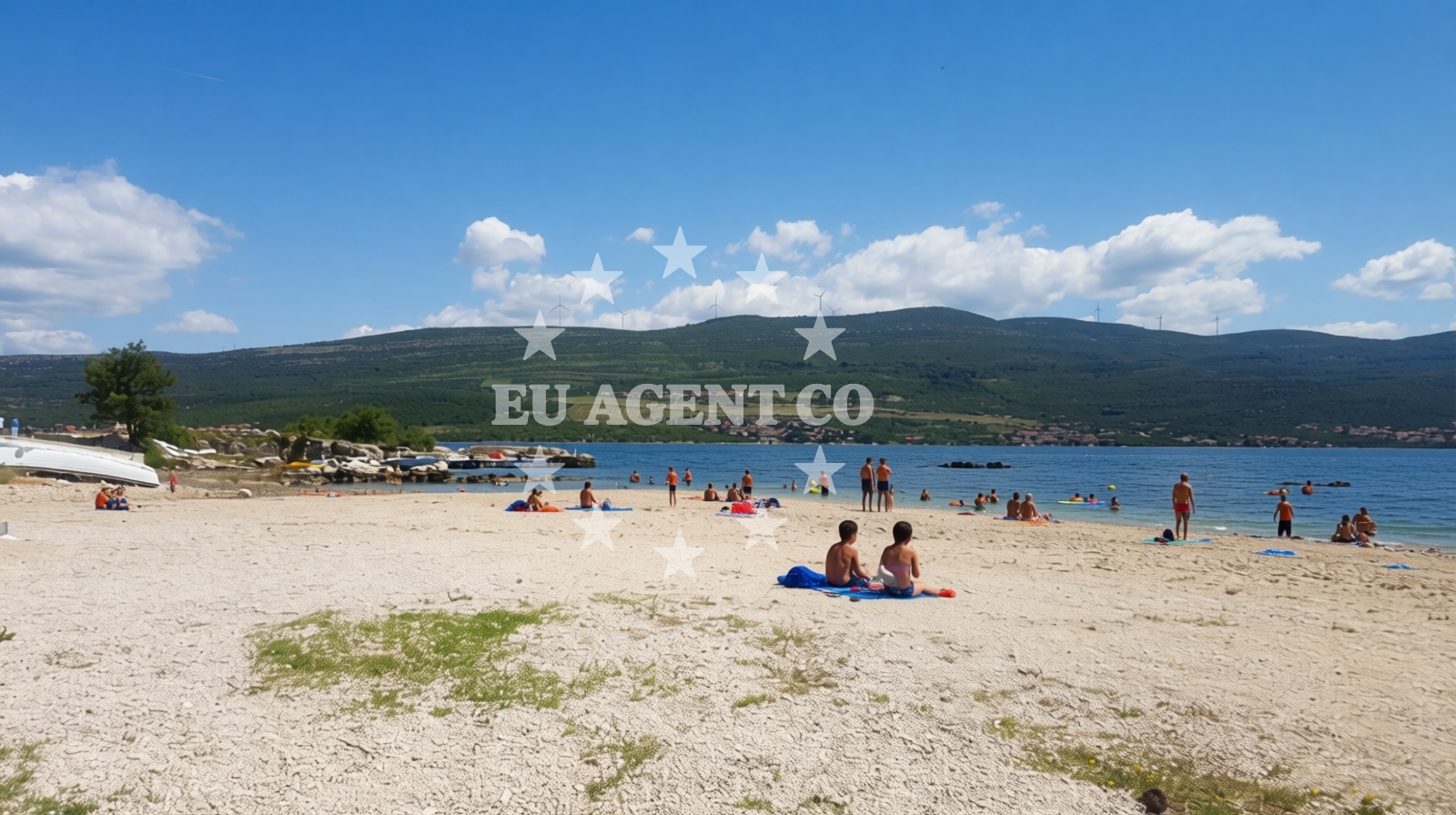 Overview of Bukva beach II in Put Vrulje 69, Pridraga