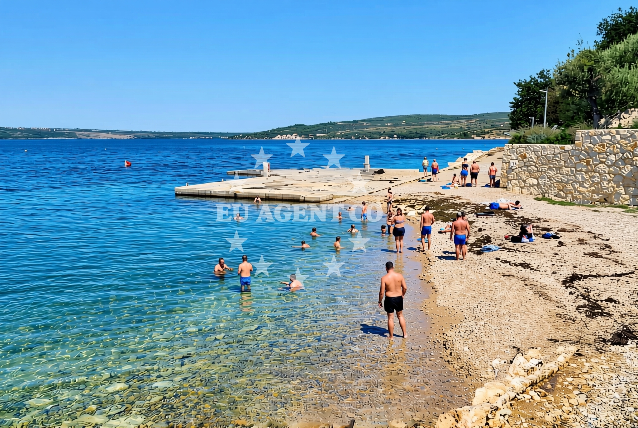 Additional view of Bunarići istok, Maslenica Beach in Bunarići istok