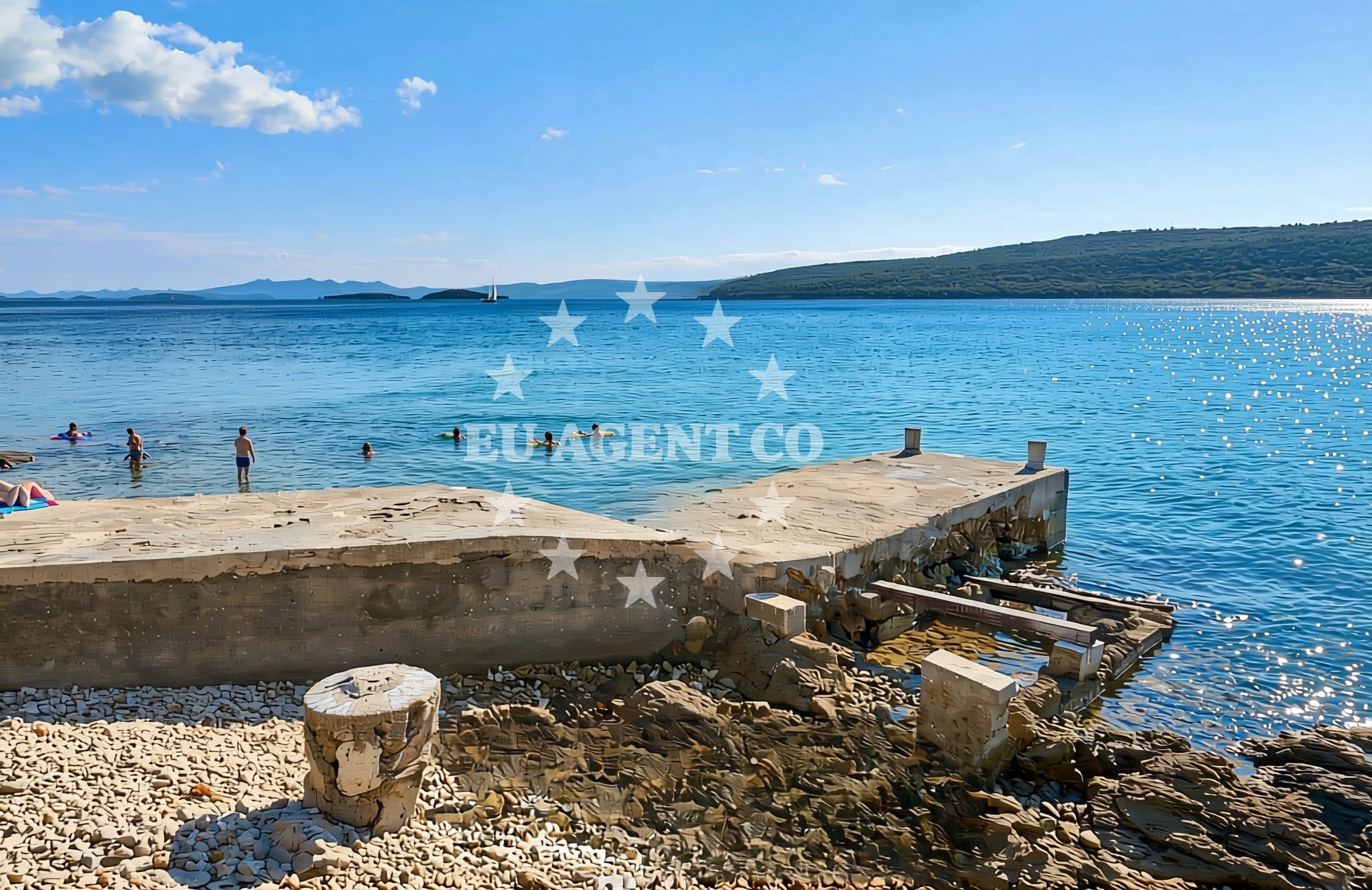 Additional view of Bunja draga, Rivanj (Rivanj) Beach in Bunja draga
