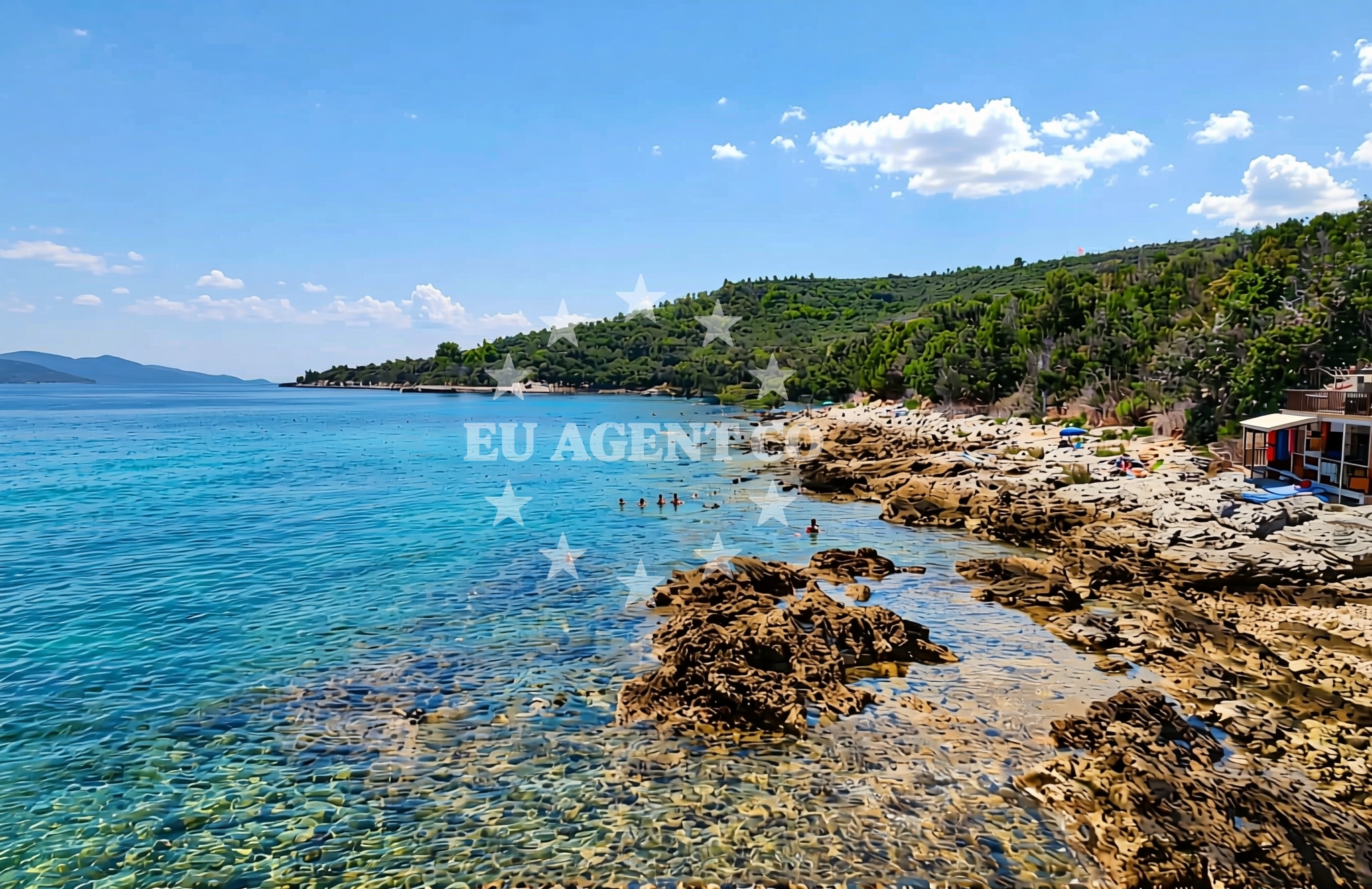 Additional view of Bunja draga, Rivanj (Rivanj) Beach in Bunja draga