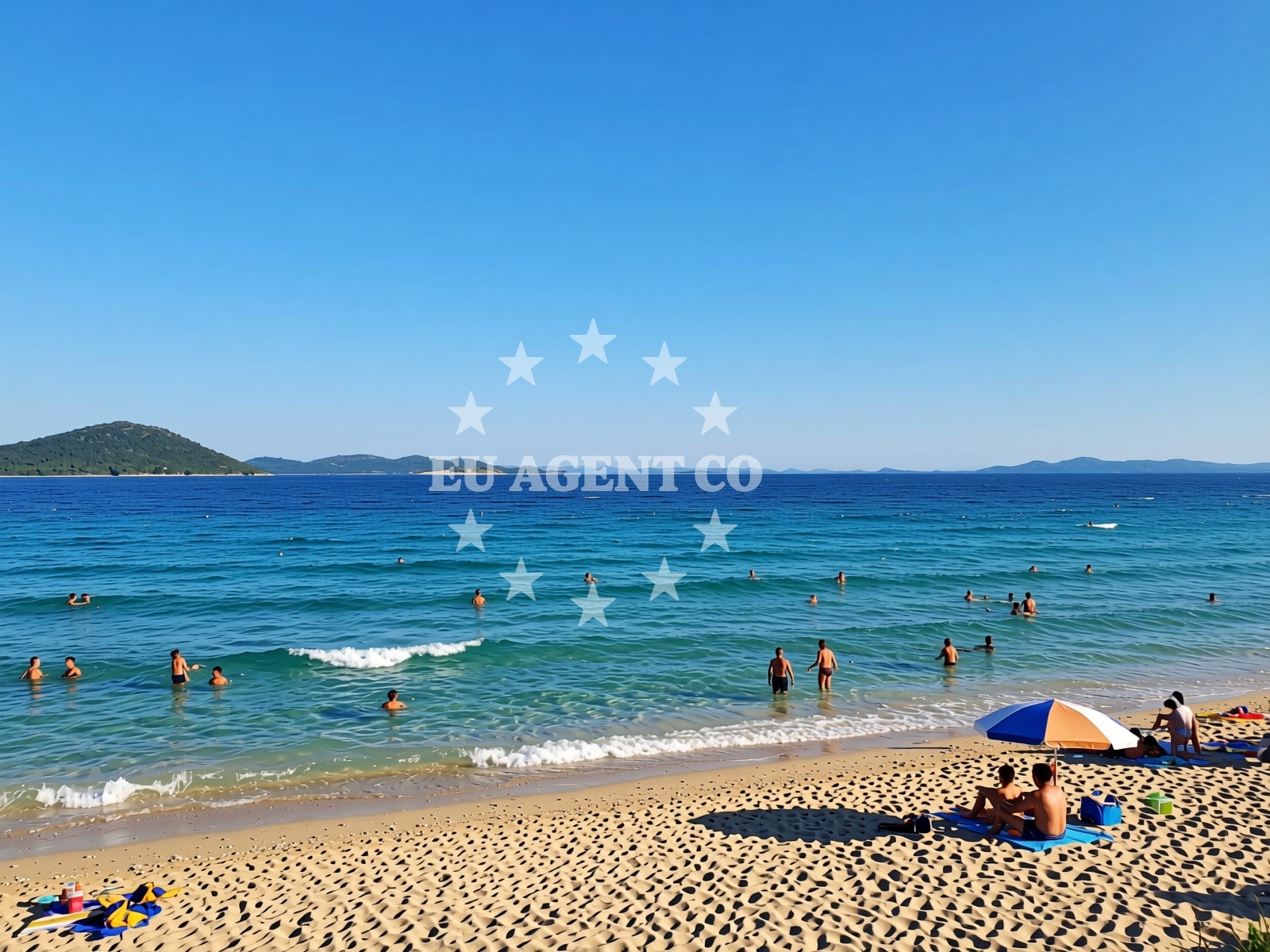 Additional view of Buqez beach in Modrave, Uvala Lučica, Drage