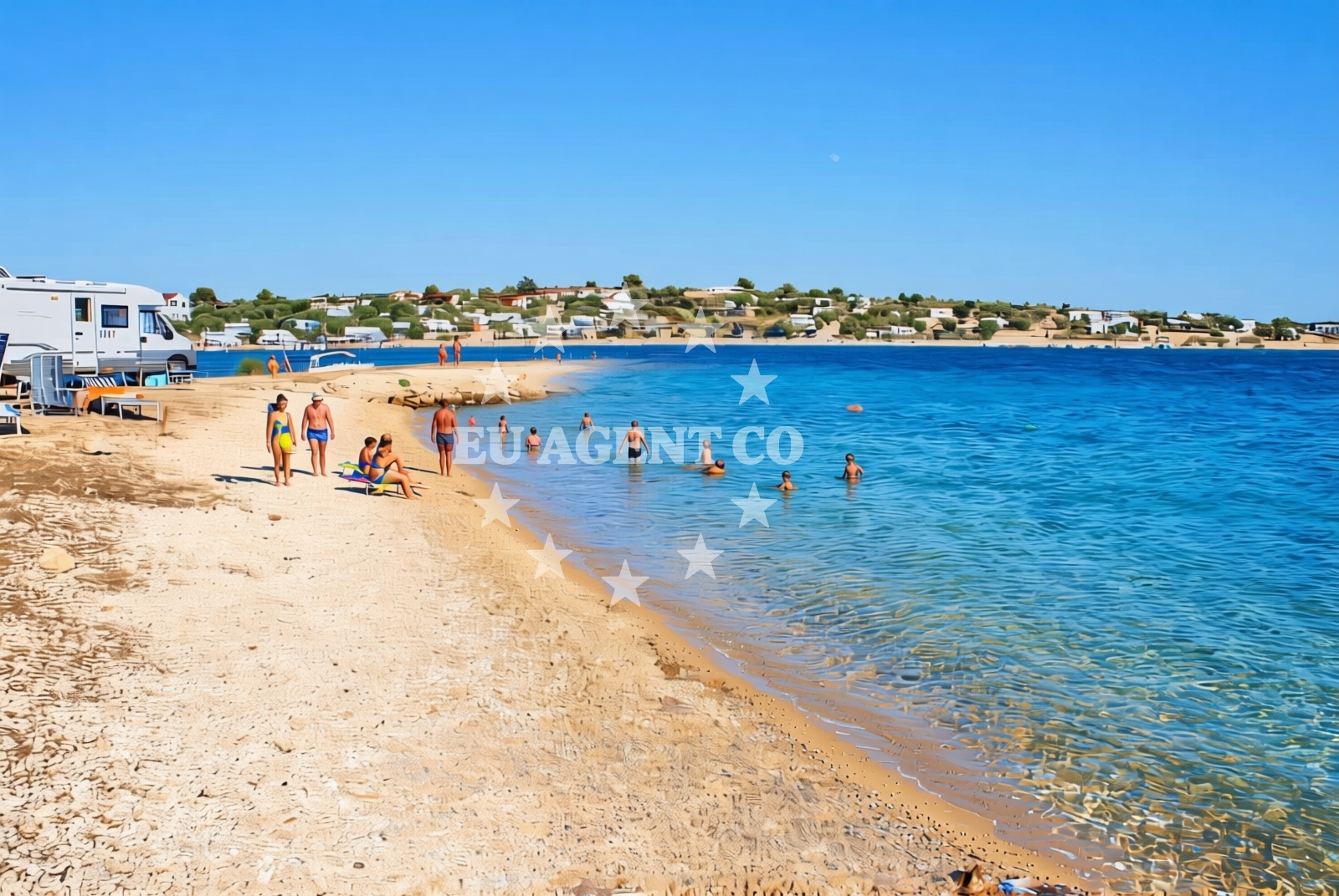 Additional view of Buqez beach in Modrave, Uvala Lučica, Drage
