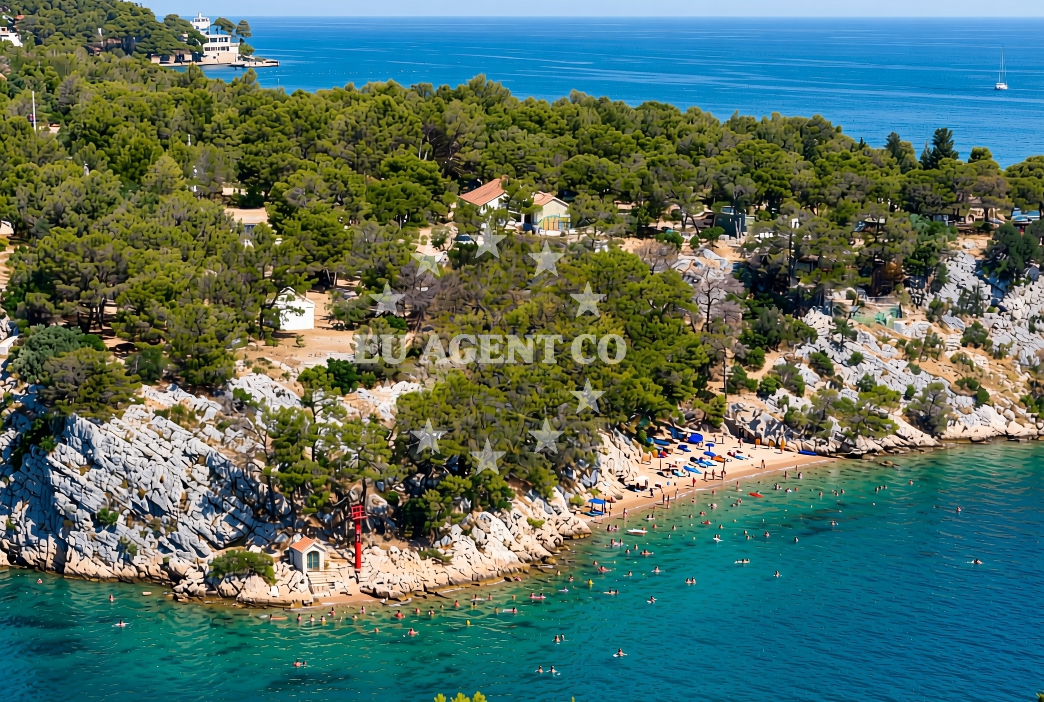 Additional view of Burnji Turan istok, Šibenik Beach in Burnji Turan istok