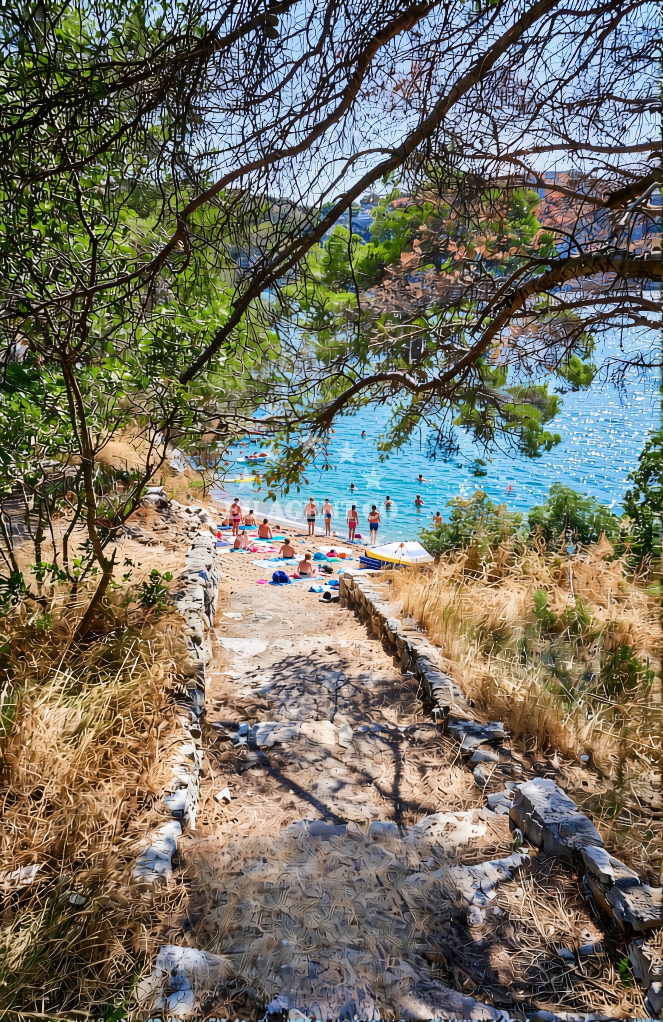 Additional view of Burnji Turan zapad, Šibenik Beach in Burnji Turan zapad