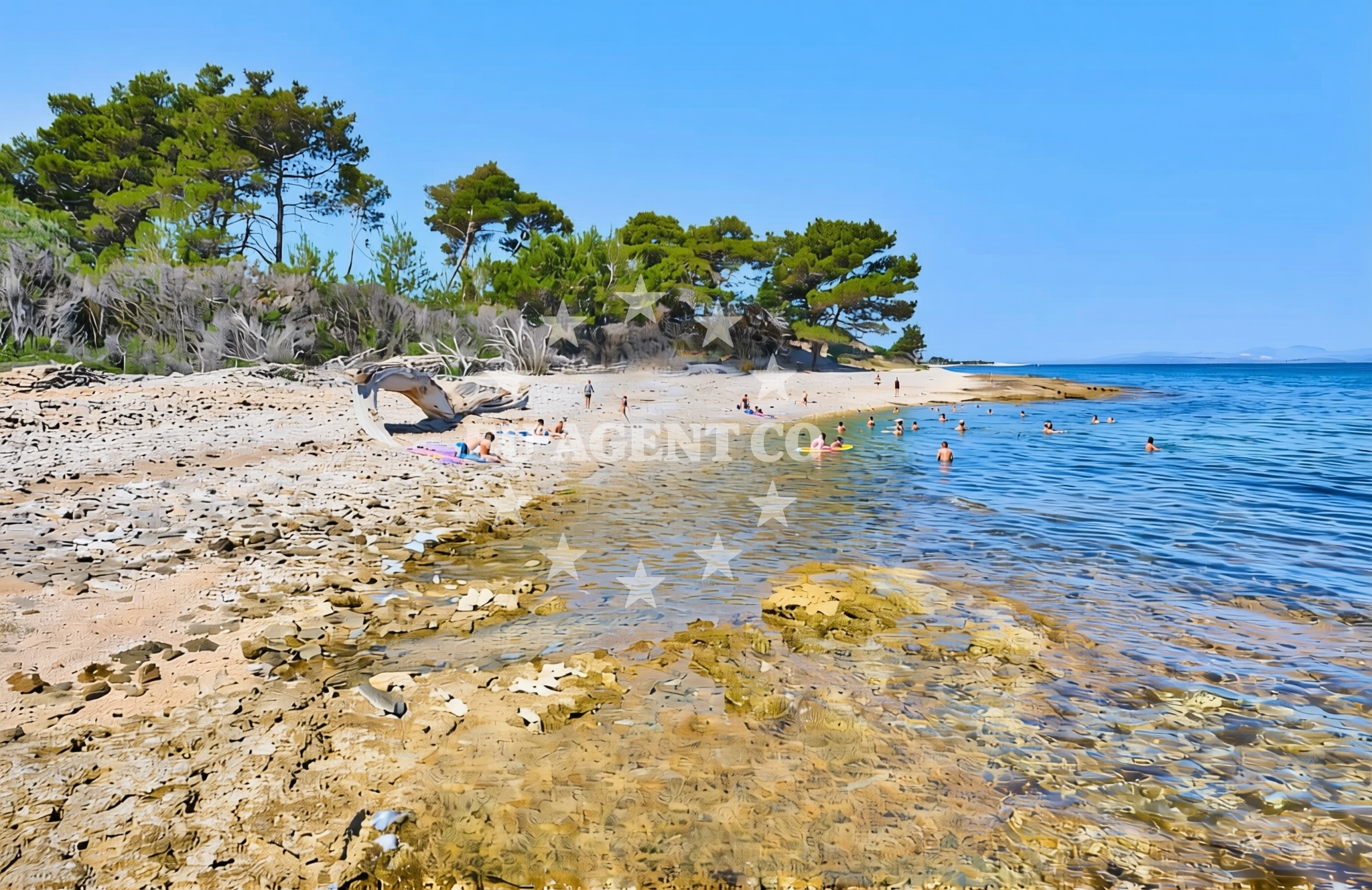 Overview of Busje 2, Supetar (Brač) Beach in Busje 2