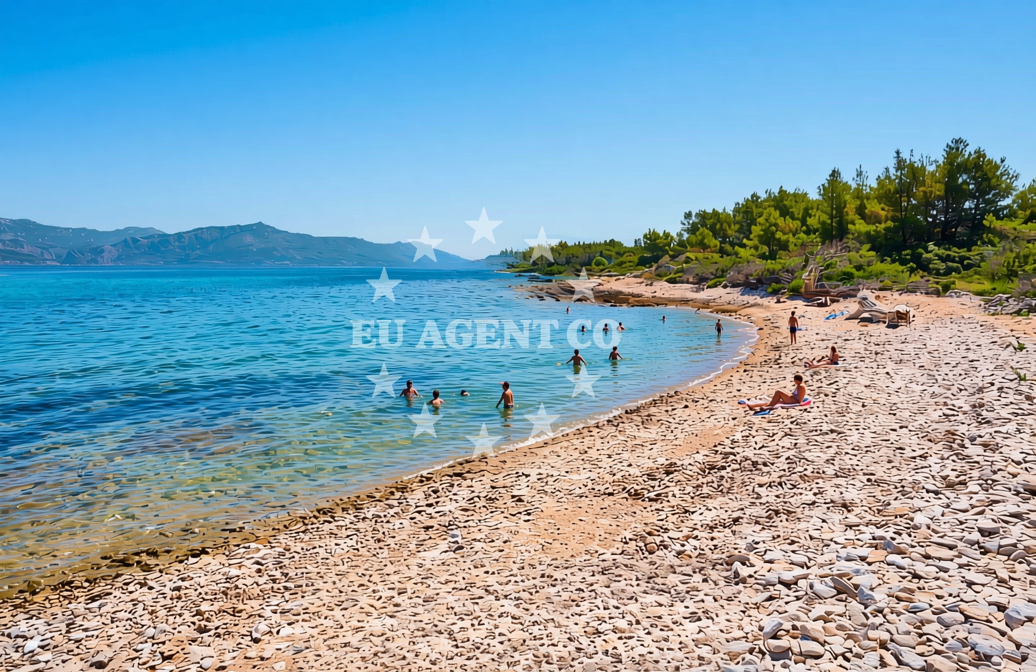 Additional view of Busje 2, Supetar (Brač) Beach in Busje 2