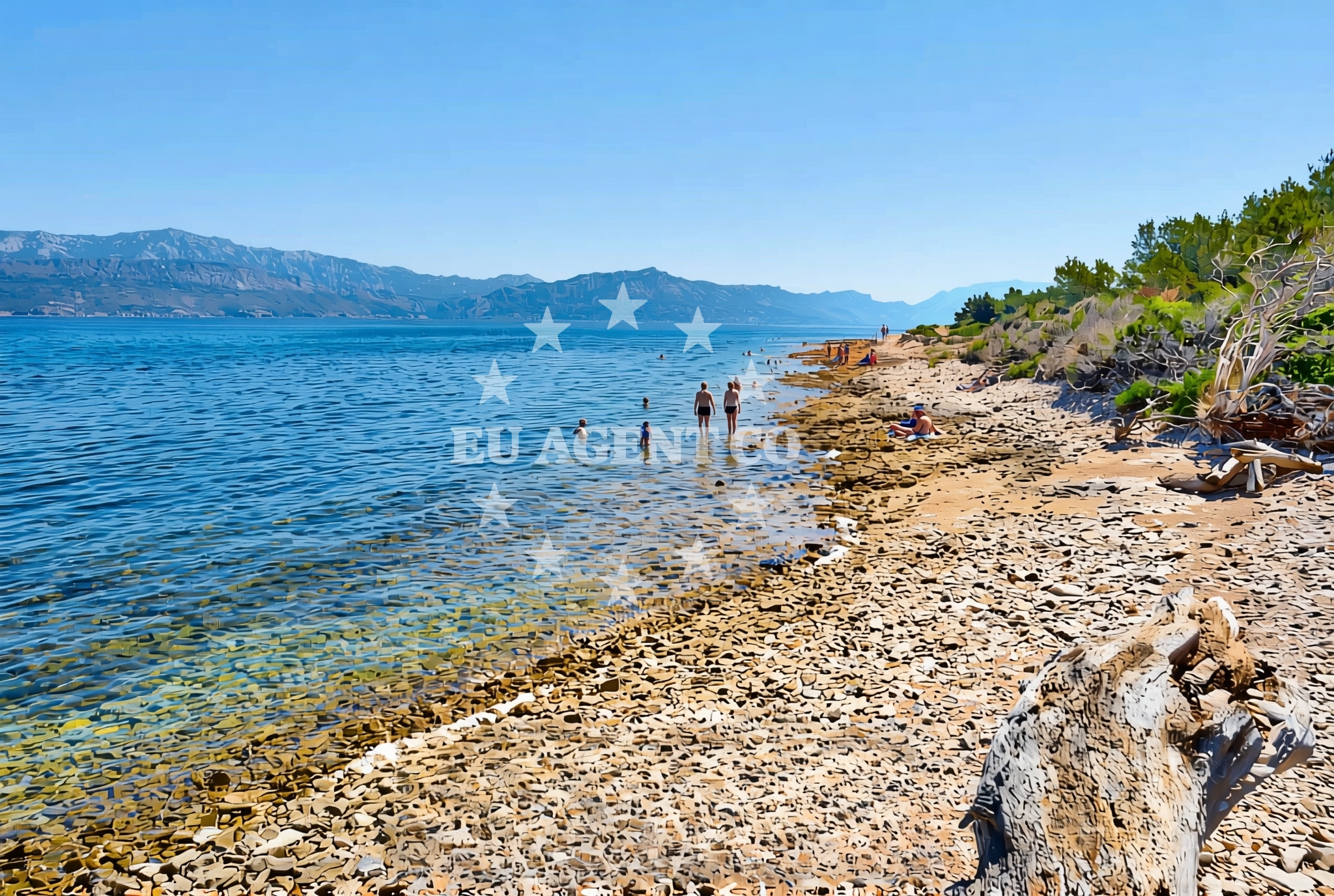 Additional view of Busje 2, Supetar (Brač) Beach in Busje 2