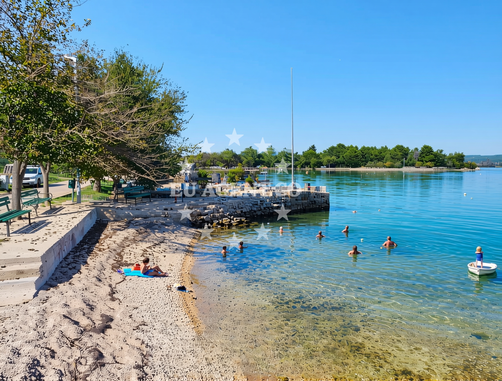 Additional view of Busovac, Raslina Beach in Busovac