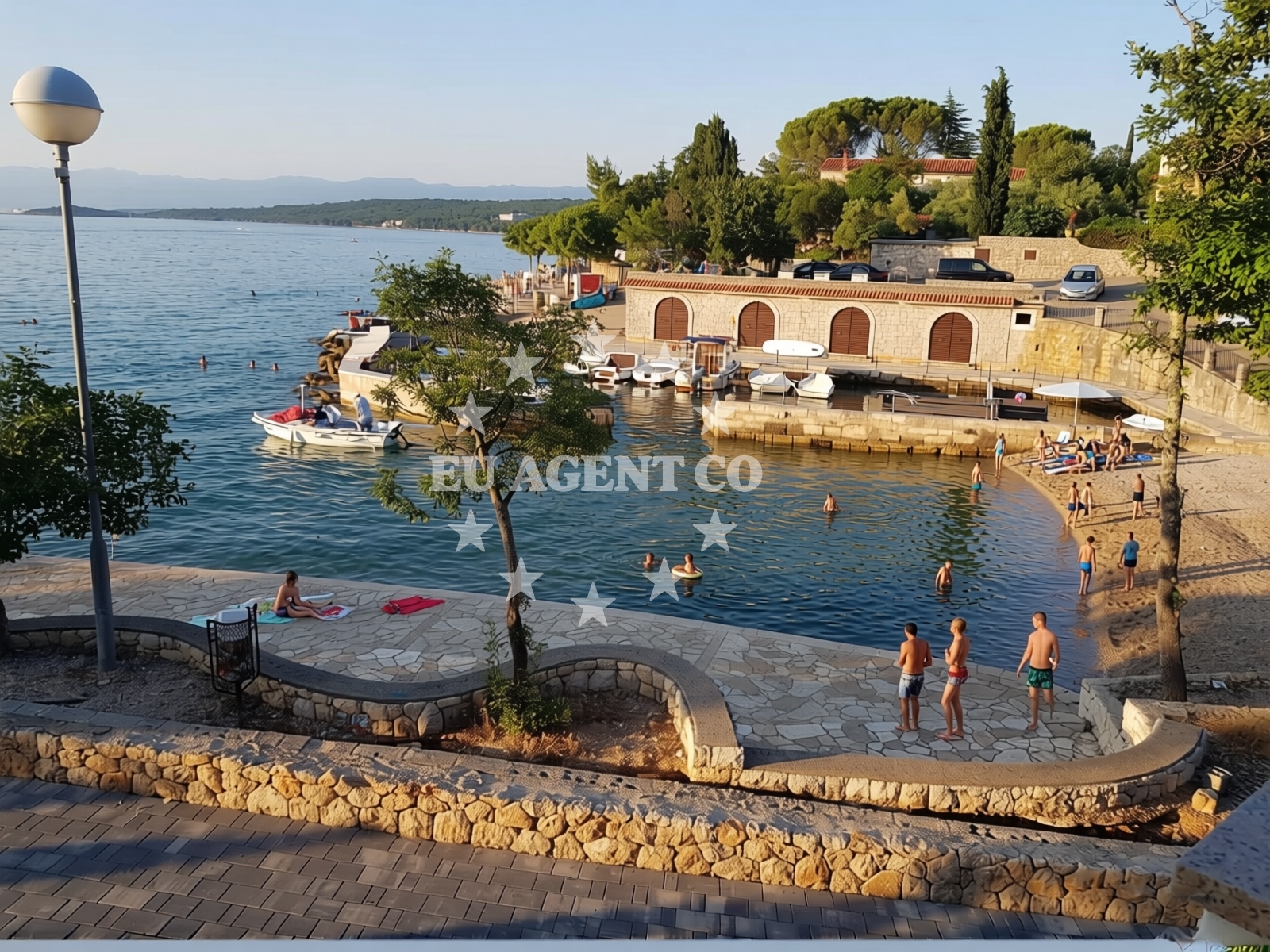 Overview of BWR beach II in Rova 30, Vantačići