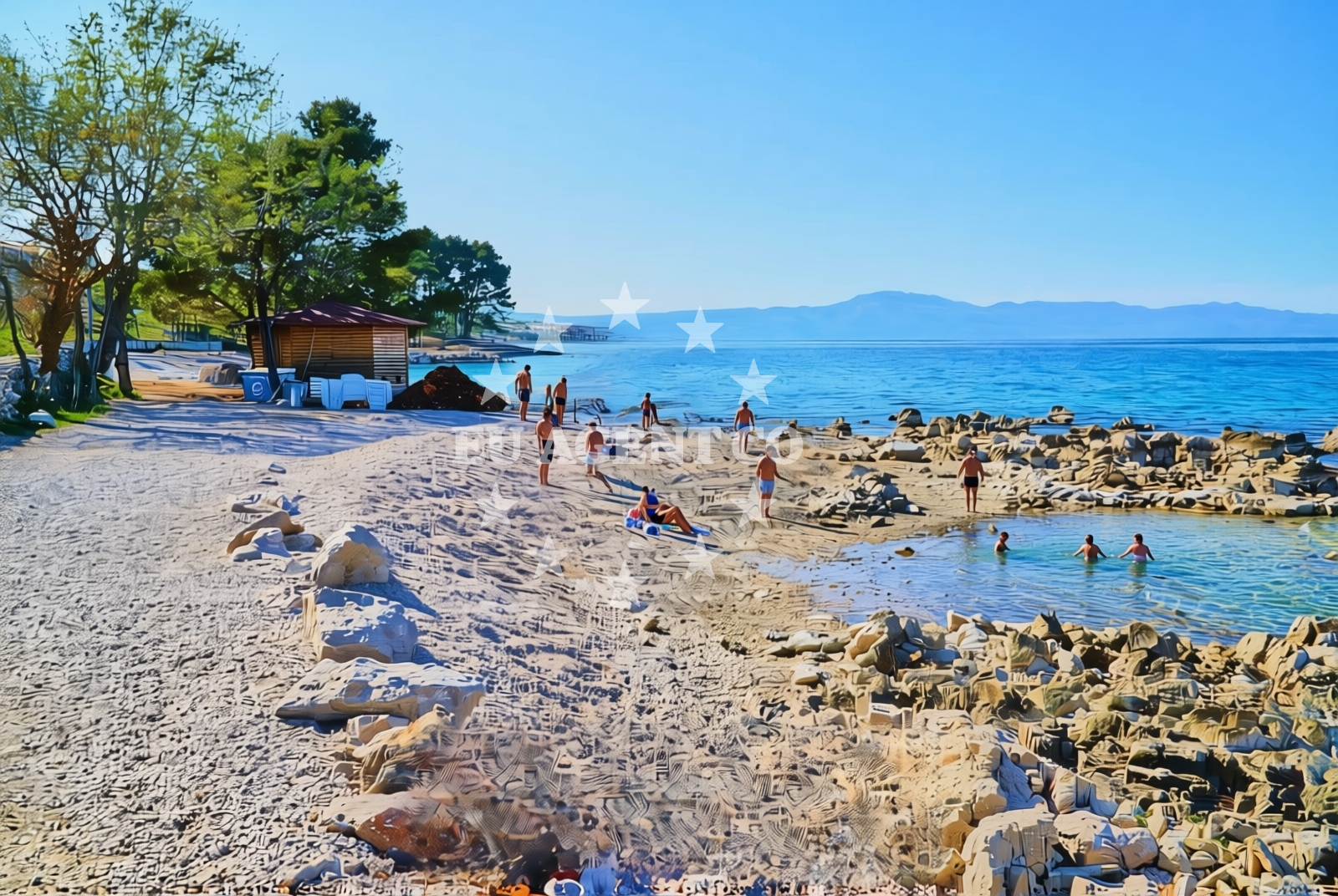 Additional view of BWR beach II in Rova 30, Vantačići