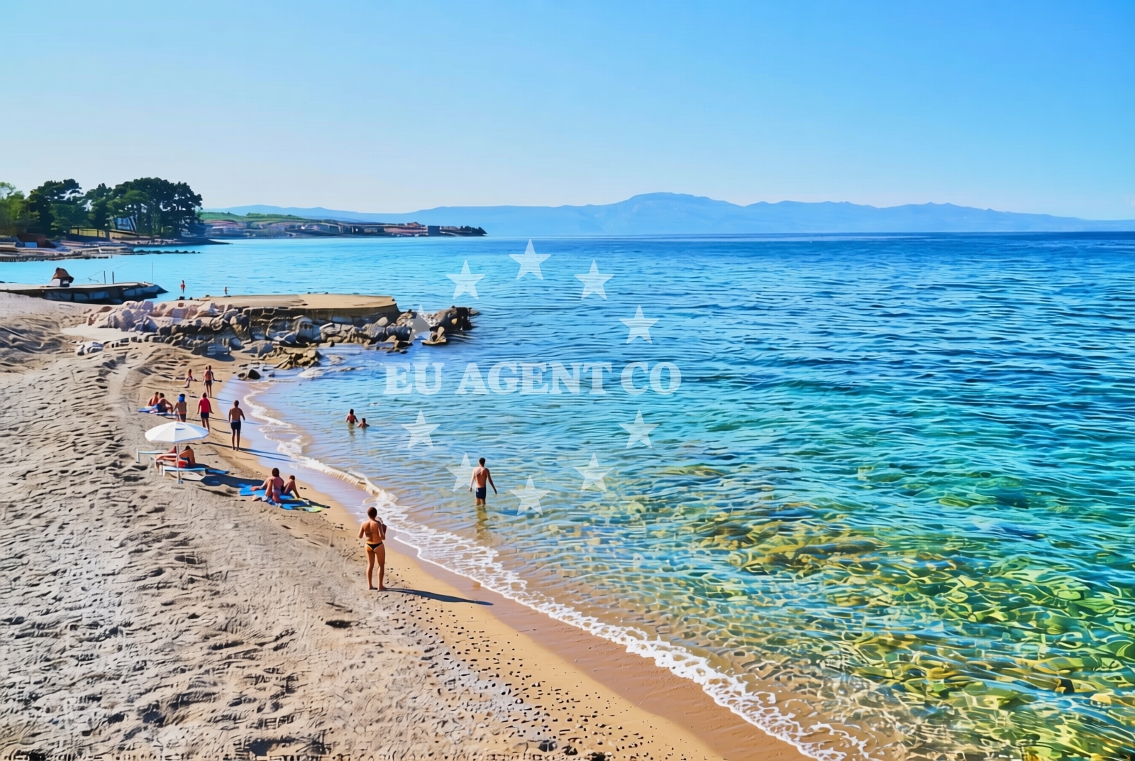 Additional view of BWR beach II in Rova 30, Vantačići