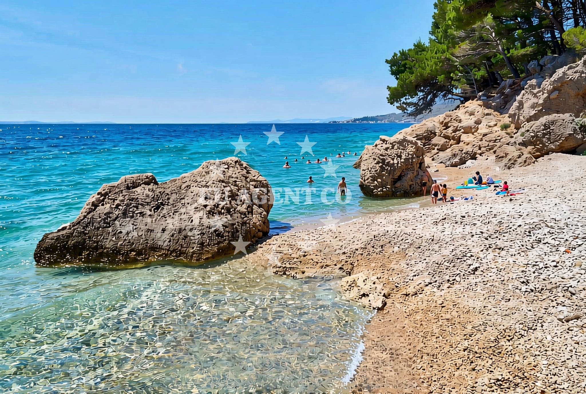 Additional view of Čador, Stanići (Omiš) Beach in Čador