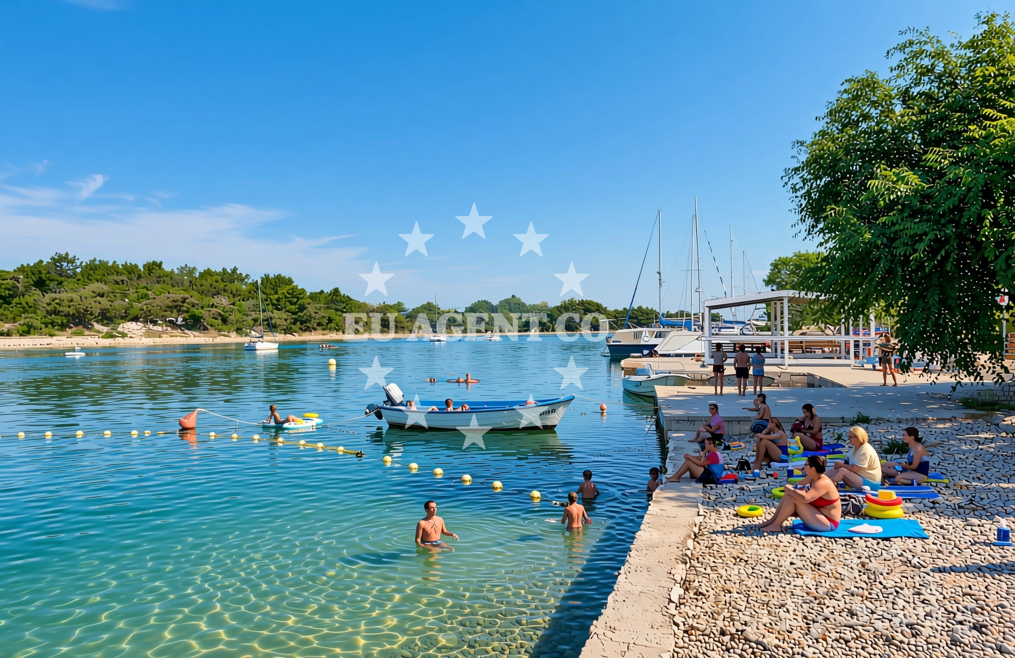 Additional view of Ćalete, Bilice Beach in Ćalete