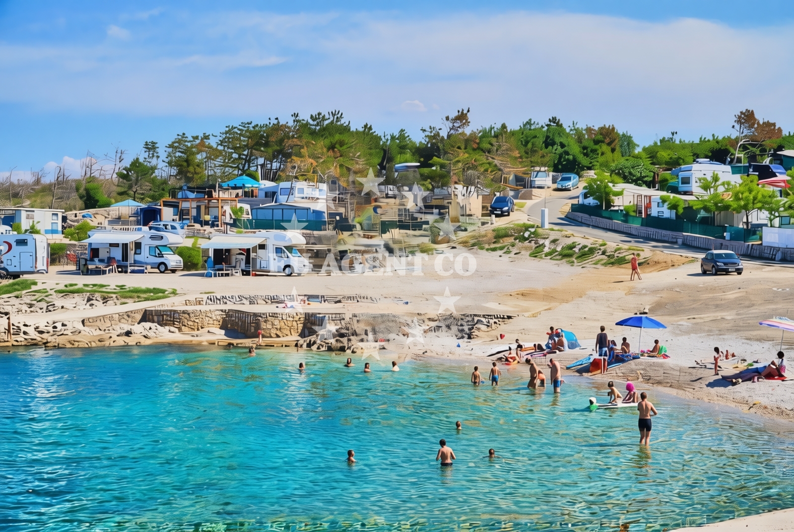 Additional view of Camping Tiha beach in Konjska 1, Šilo