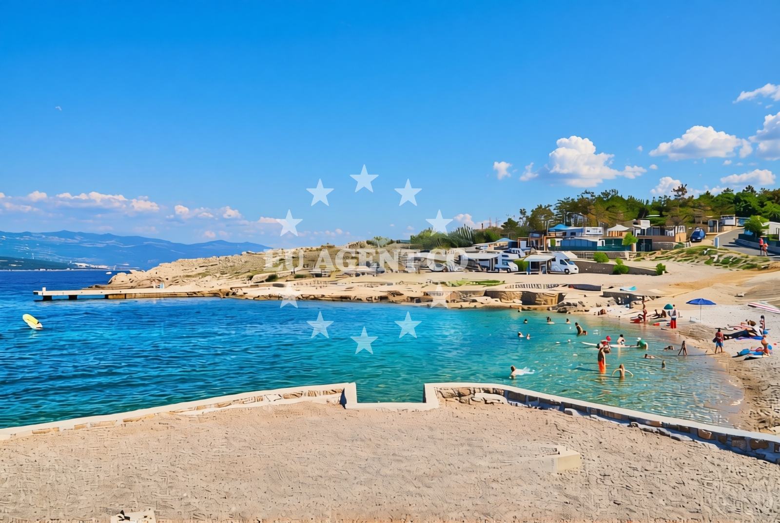 Additional view of Camping Tiha beach in Konjska 1, Šilo