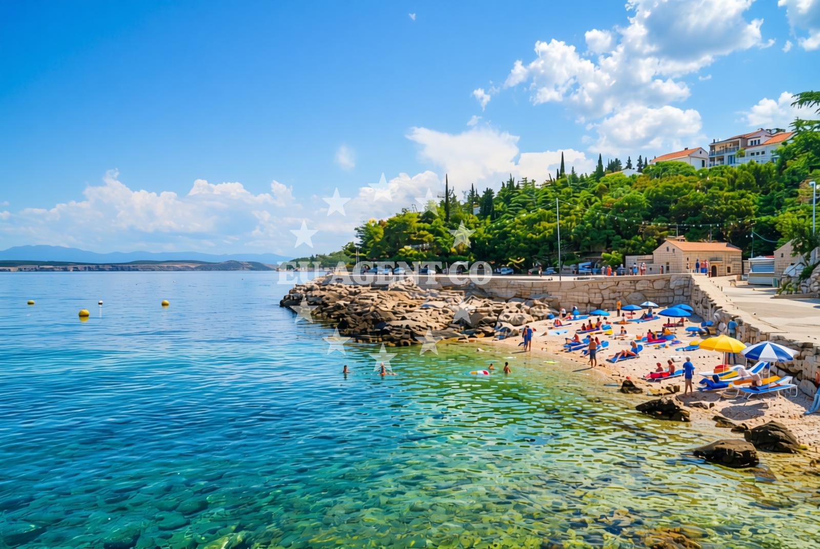 Additional view of Capriccio beach in Gajevo ?etali?te 44, Dramalj